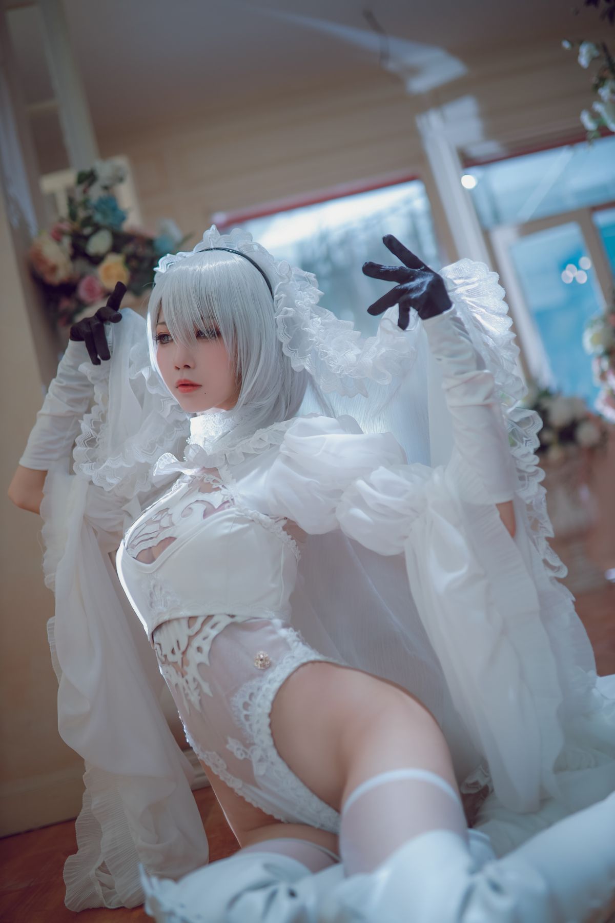 Coser@水淼Aqua Vol.039 Black and white 2B