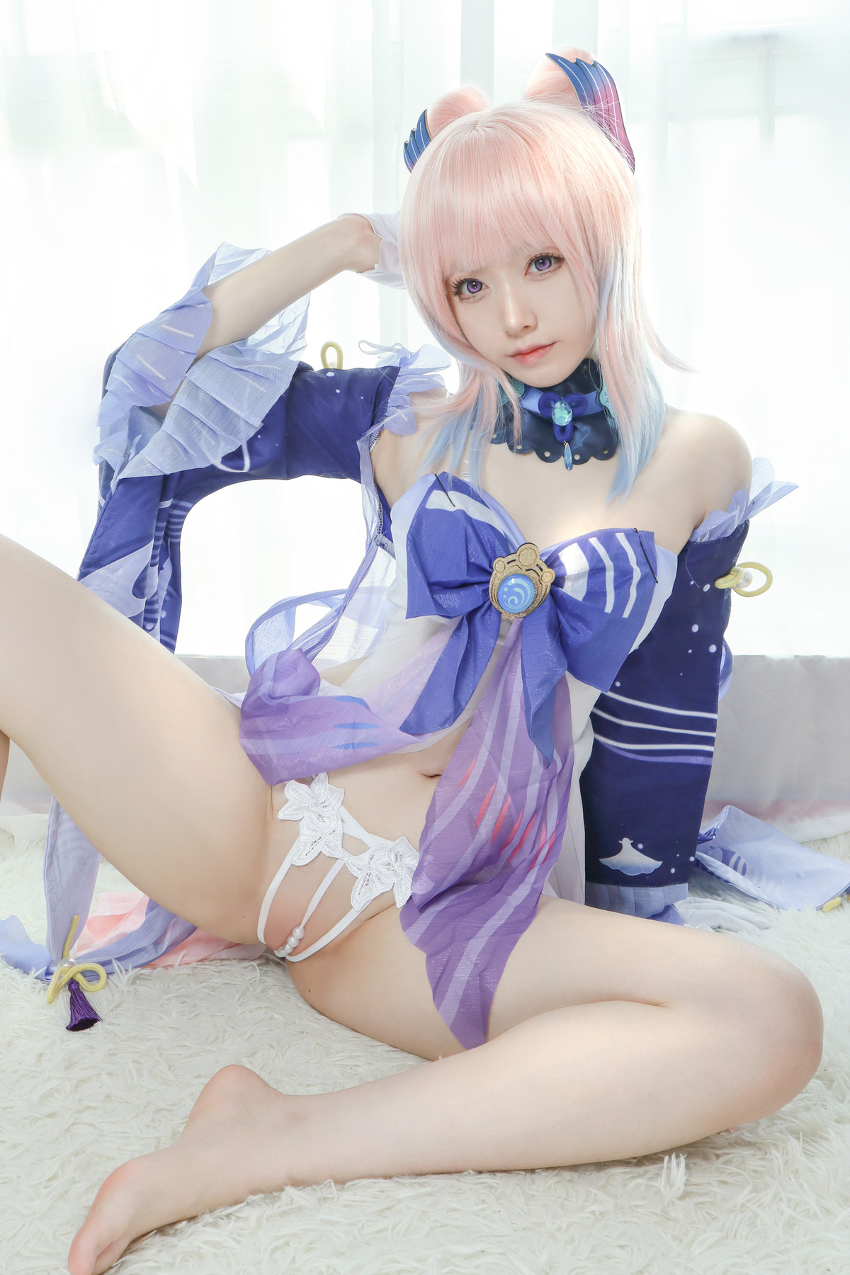 Cosplay Asagiriai愛ちゃん 原神 珊瑚宫心海 [42P]