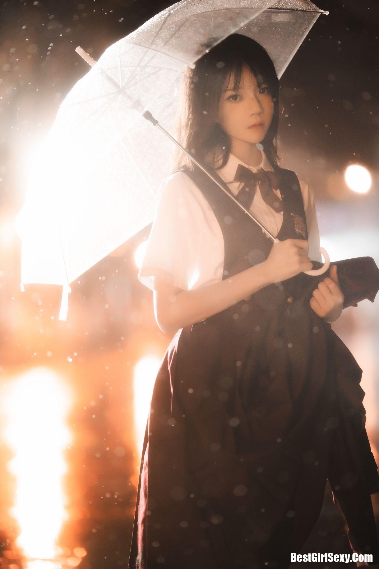 Coser@桜桃喵 Vol.089 桜桃未熟3 雨下