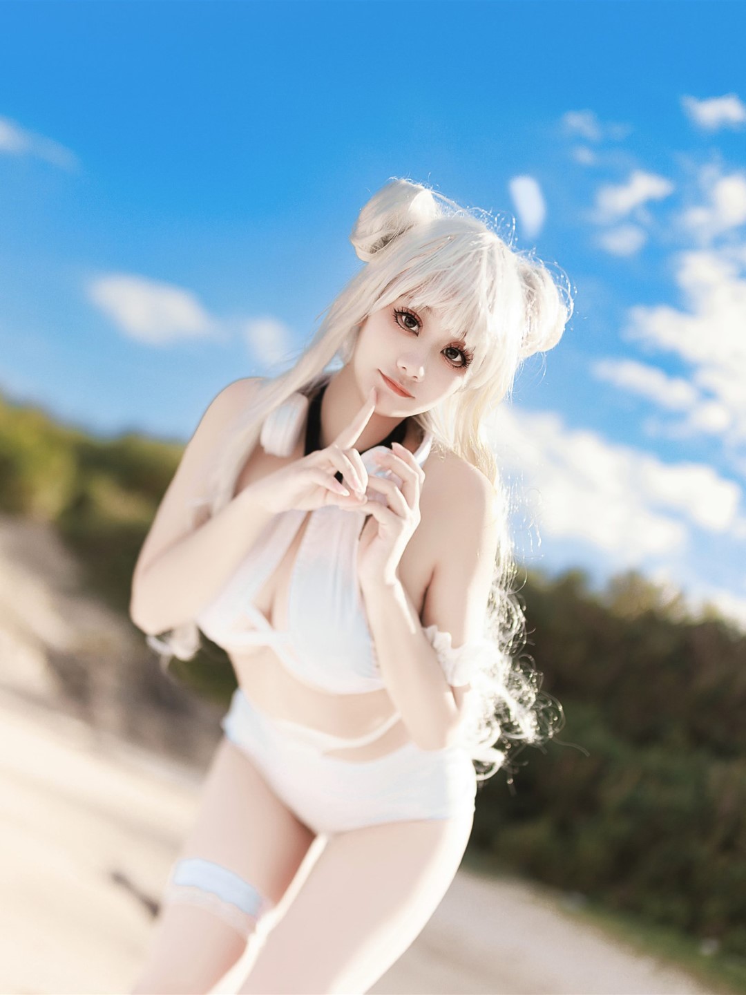 Cosplay 阿雪雪 恶毒泳装 Set.02 [60P]