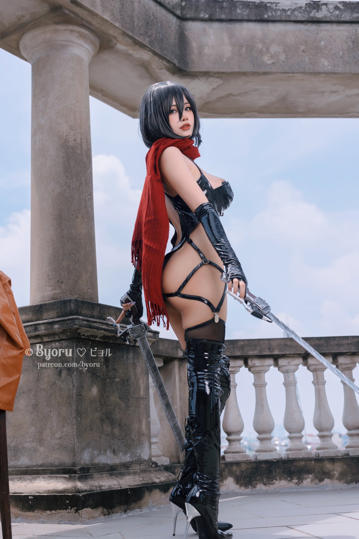 Cosplay 日本性感萝莉Byoru Mikasa Ackerman [40P]