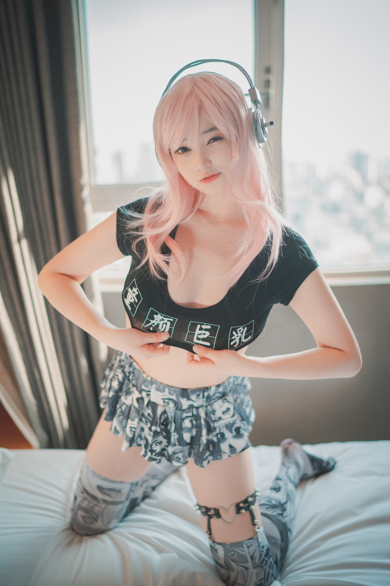 Bambi 밤비, [DJAWA] Sonico w_ Micro-top (Super Sonico) [35P]