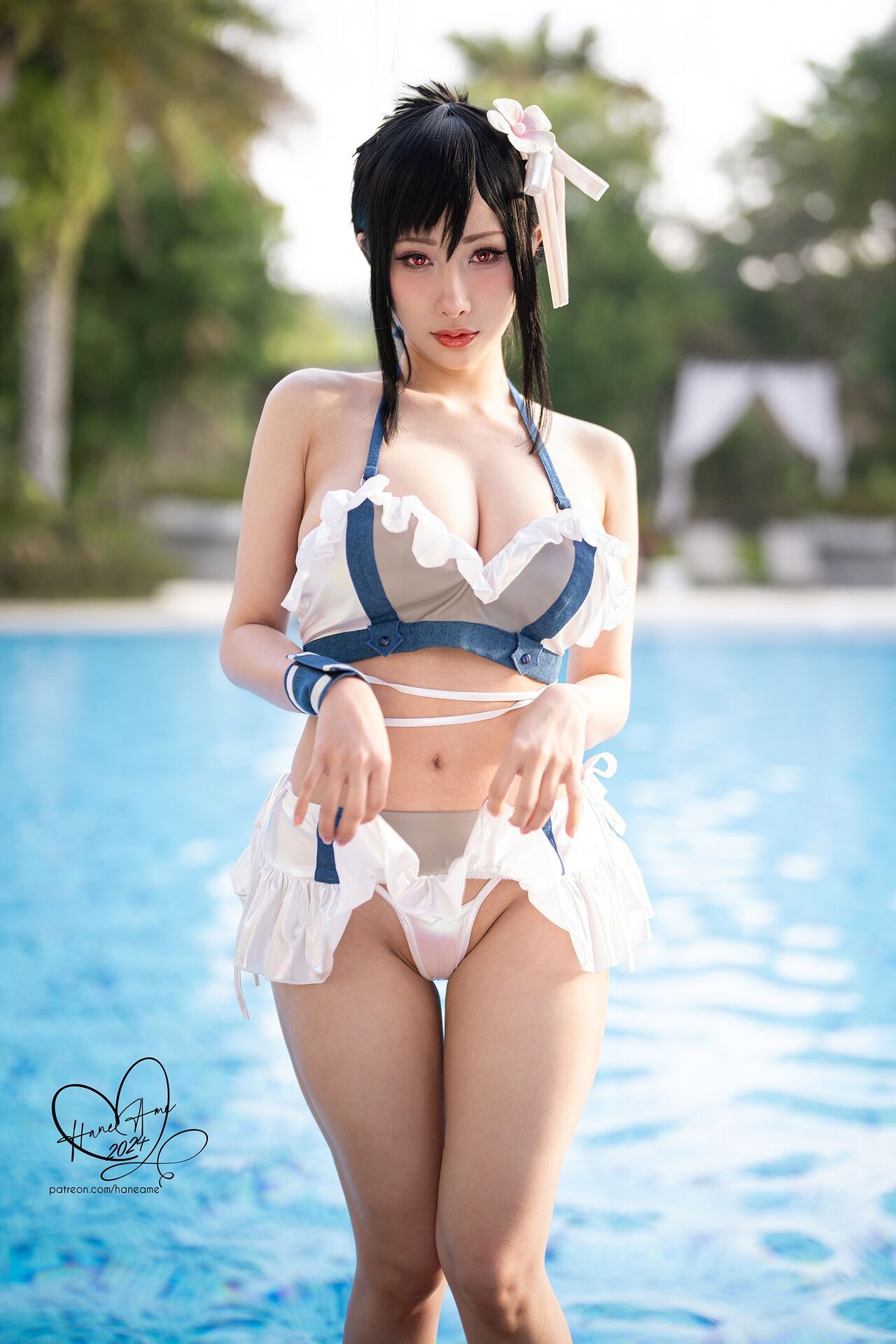 HaneAme - Tifa swimsuit [44P]