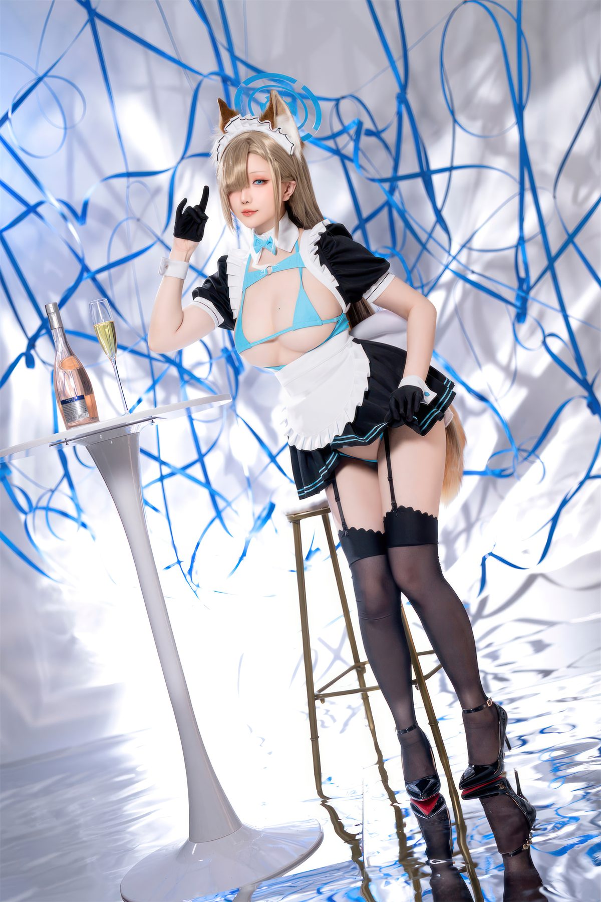 Coser@星之迟迟Hoshilily – 2023年12月计划C – 明日奈同人女仆 Part2