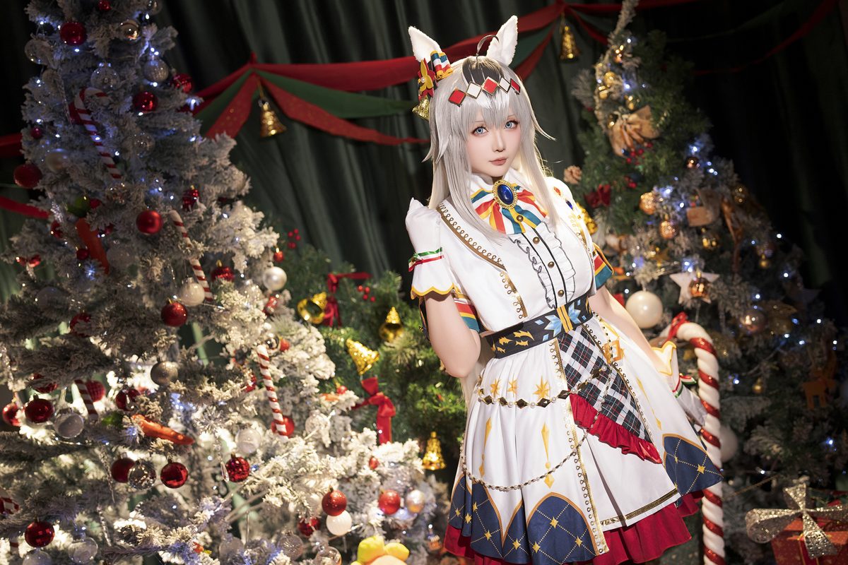 Coser@星之迟迟Hoshilily – 2023年12月计划赠品 赛马娘 小栗帽 圣诞衣装