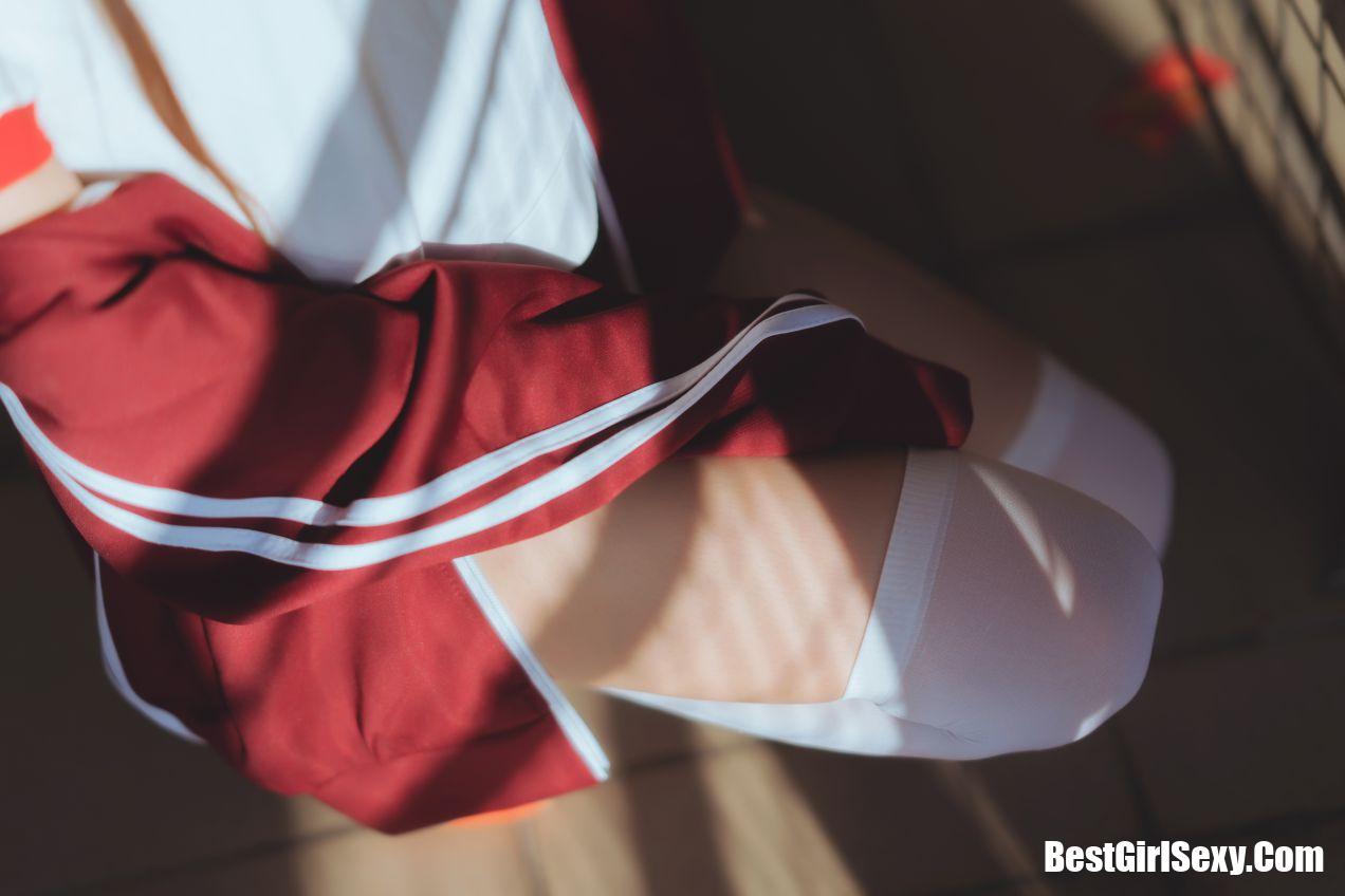 Coser@桜桃喵 Vol.091 红色体操服