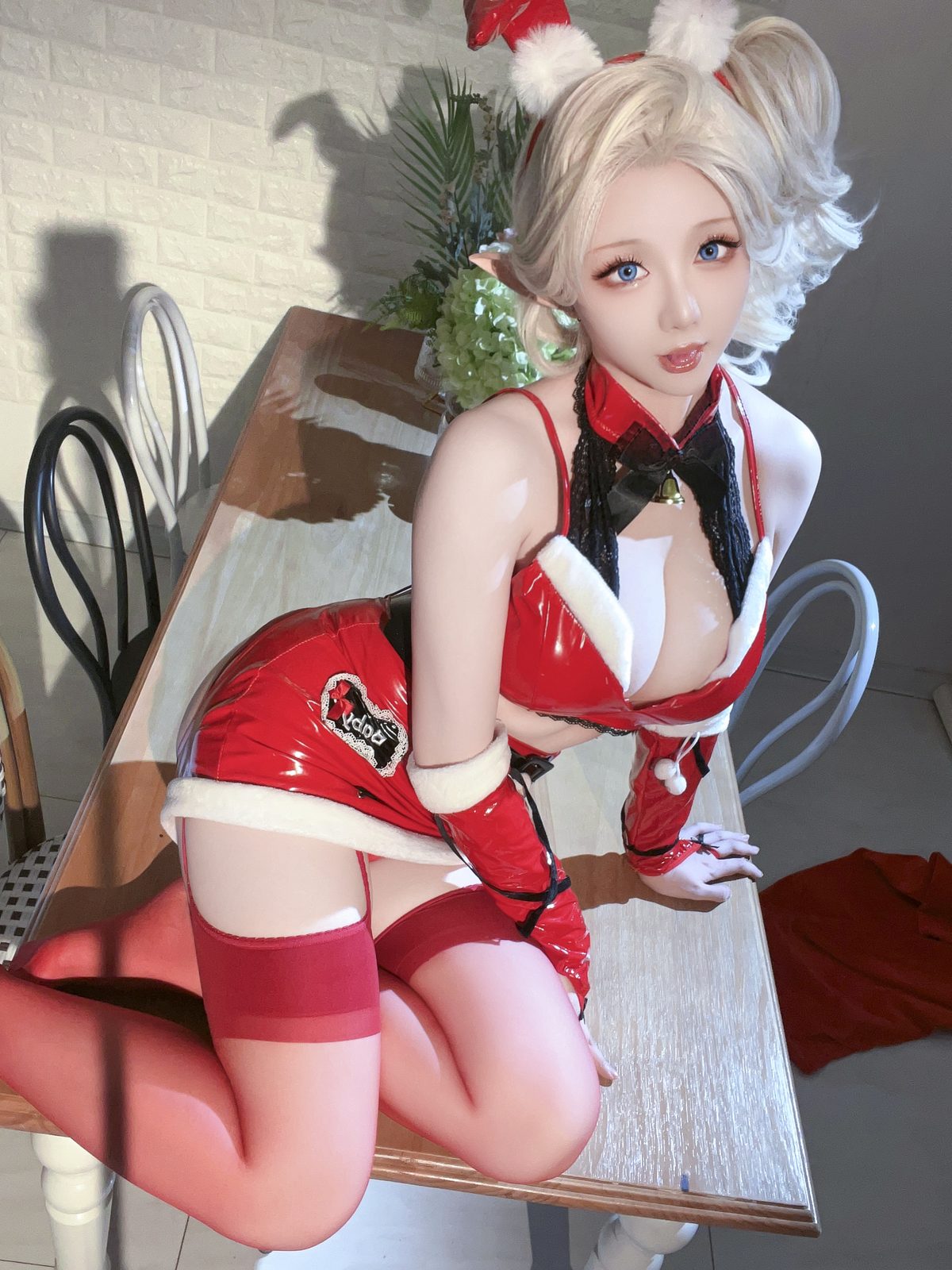 Coser@星之迟迟Hoshilily – 圣诞精灵篇C 礼物袋 Part2