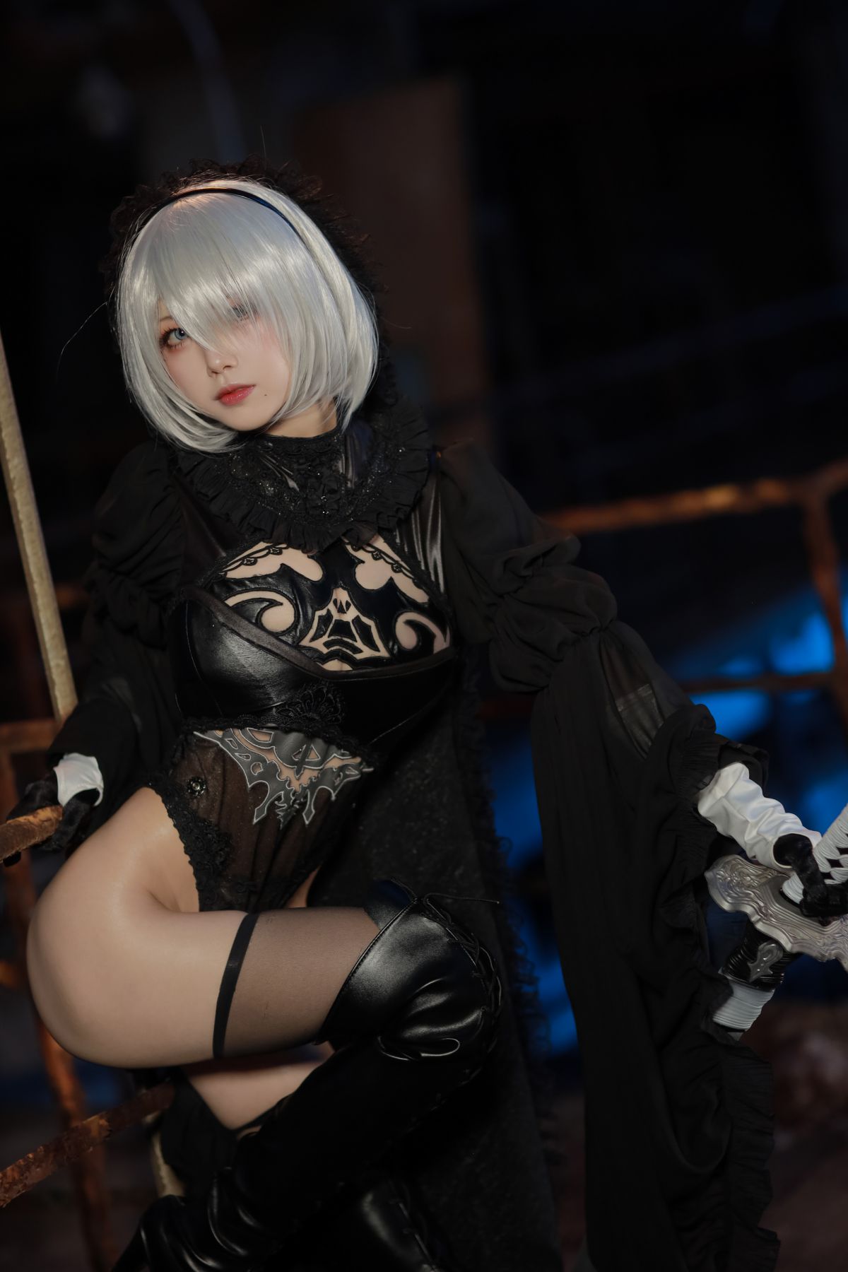 Coser@水淼Aqua Vol.039 Black and white 2B