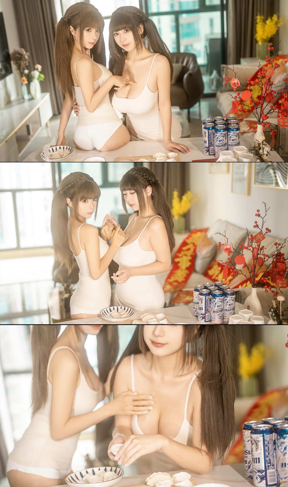 Coser@蠢沫沫 chunmomo And 浅安安 – 双人新年贺岁 Part2