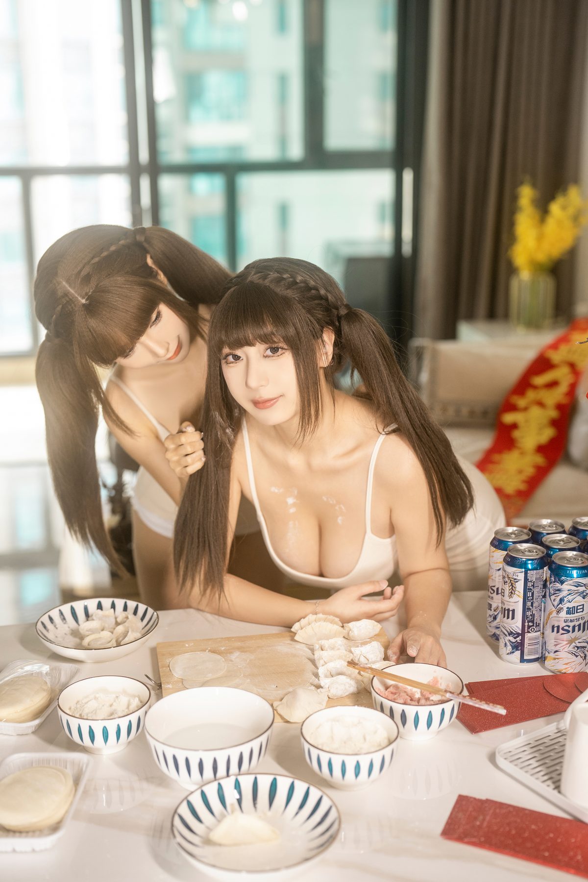 Coser@蠢沫沫 chunmomo And 浅安安 – 双人新年贺岁 Part2