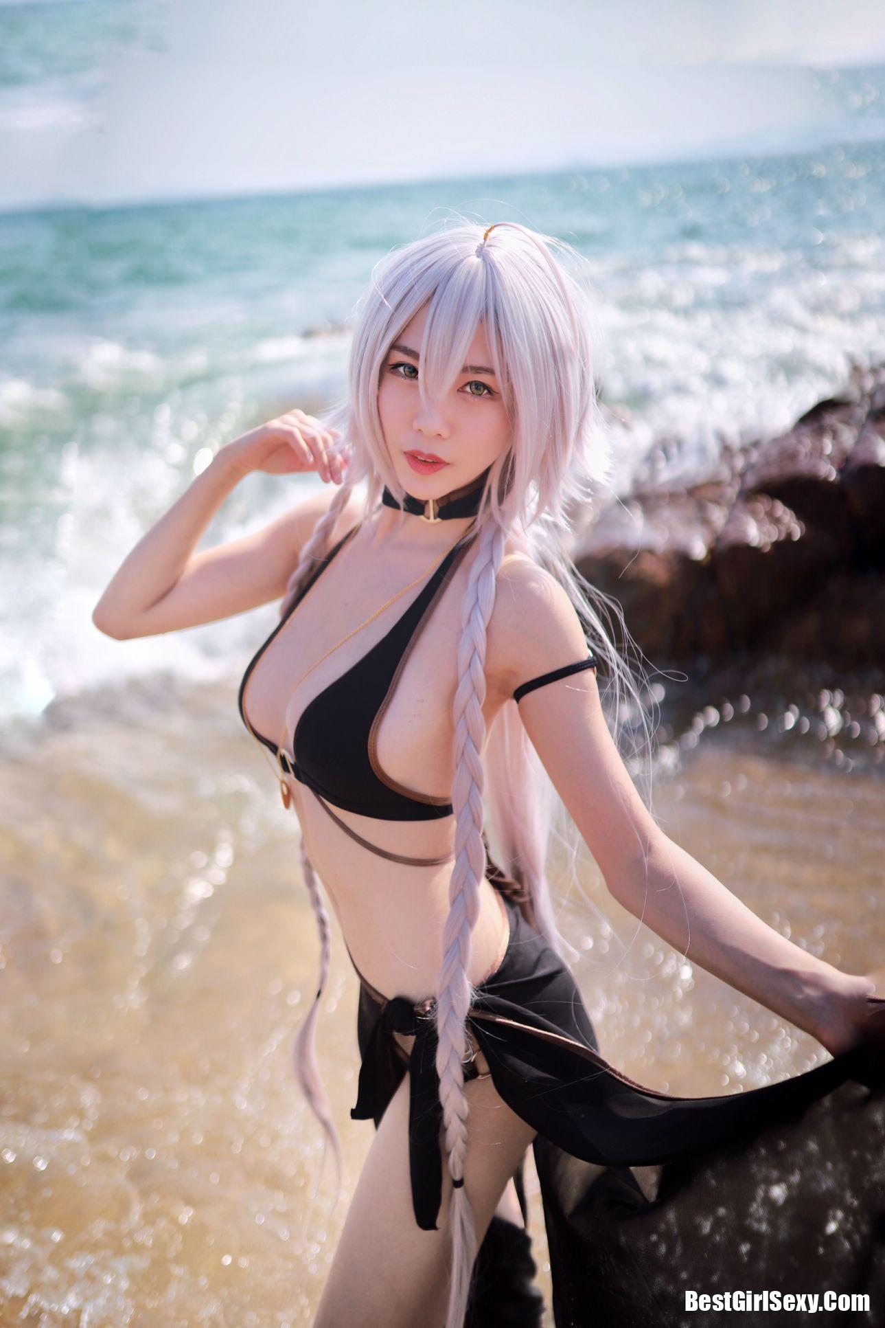 Coser@抖娘-利世 黑贞德泳装
