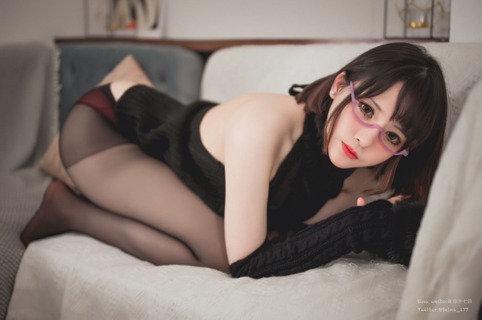 你十七鸽 宿醉毛衣 [41P]