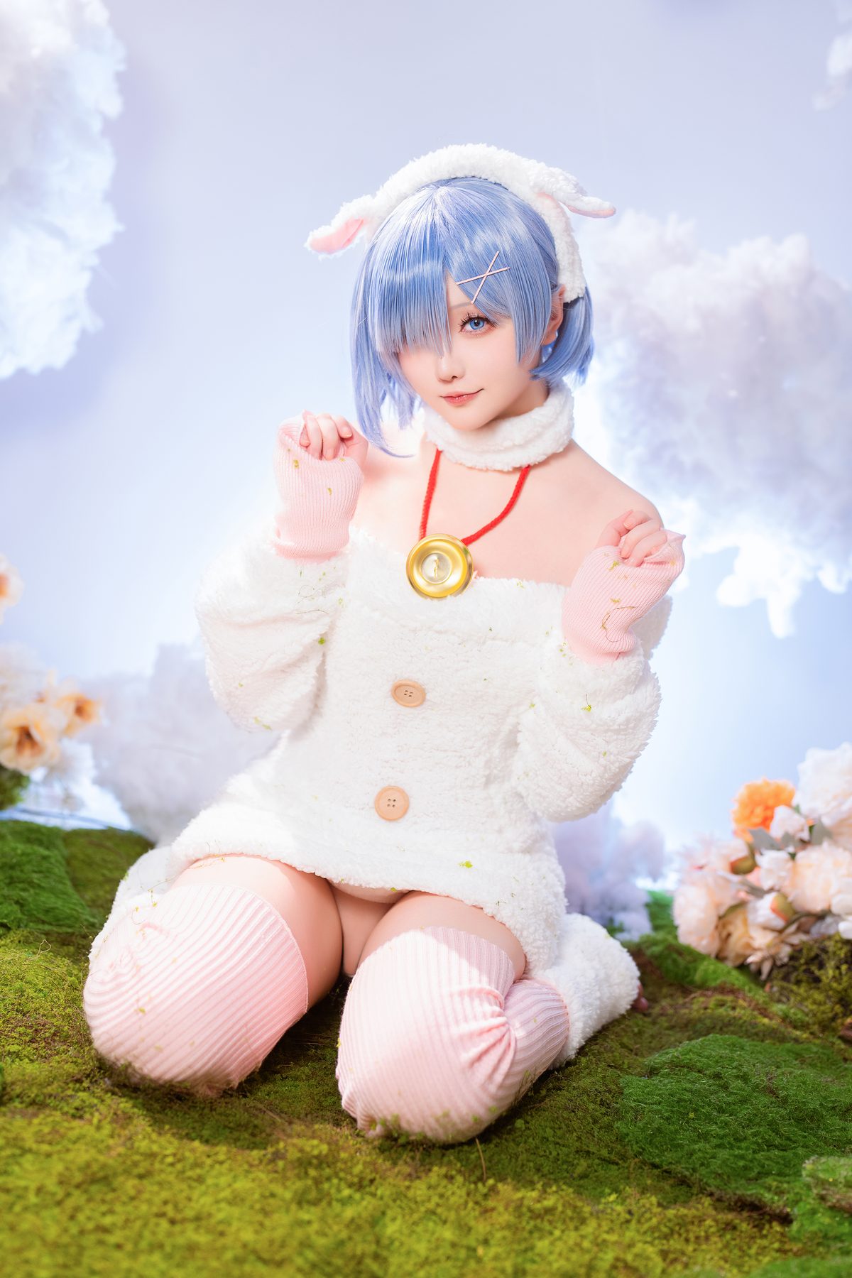 Coser@星之迟迟Hoshilily – 2024年01月计划赠品 RE 0 蕾姆 绵羊ver