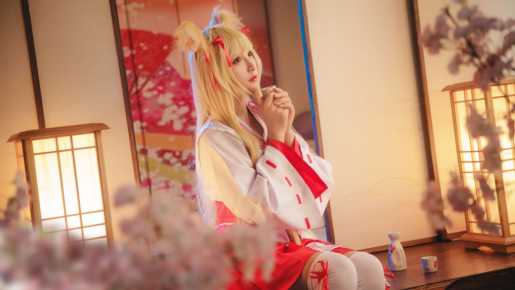 Coser@TenkoOtona&Jasmine Fox Hime Zero Cosplay Album