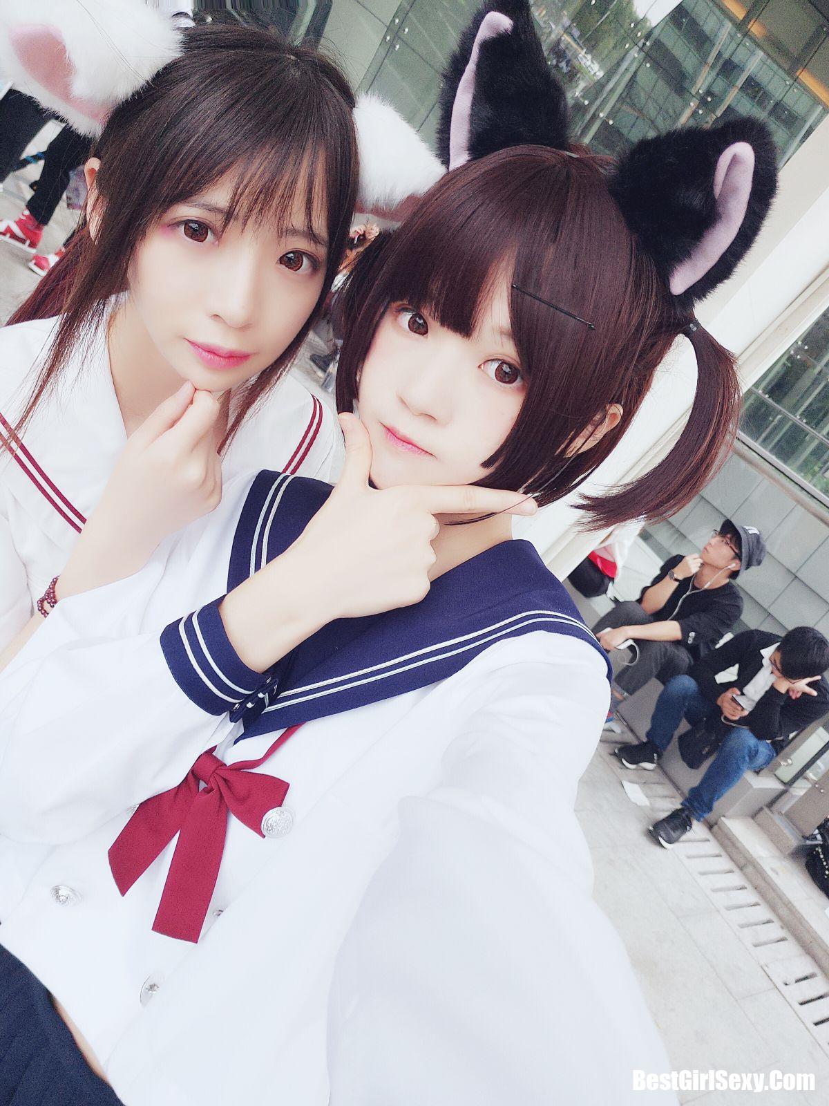 Coser@桜桃喵 Vol.003 JK百合2