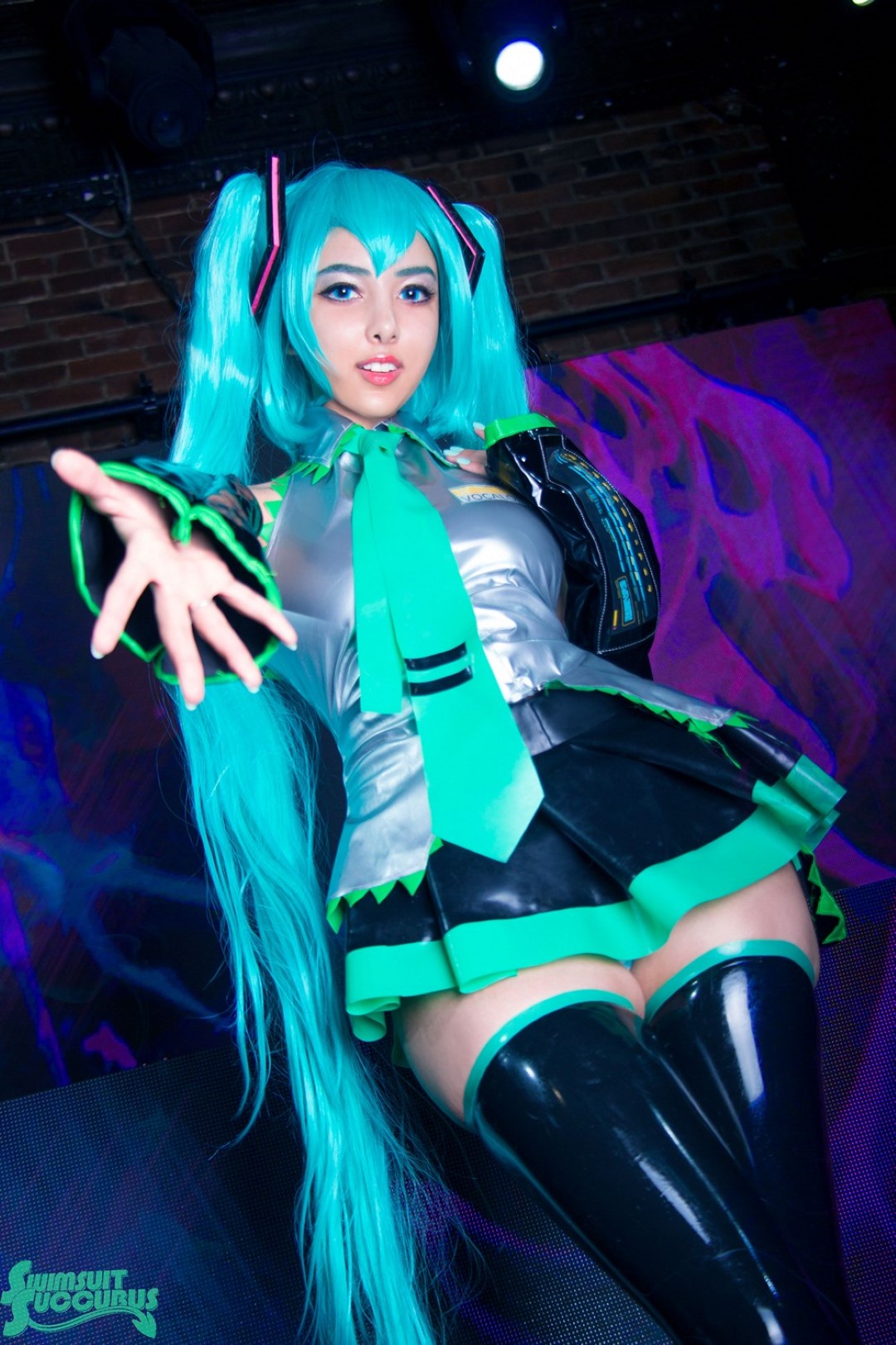 Swimsuit Succubus – Hatsune Miku。 1 [52P]