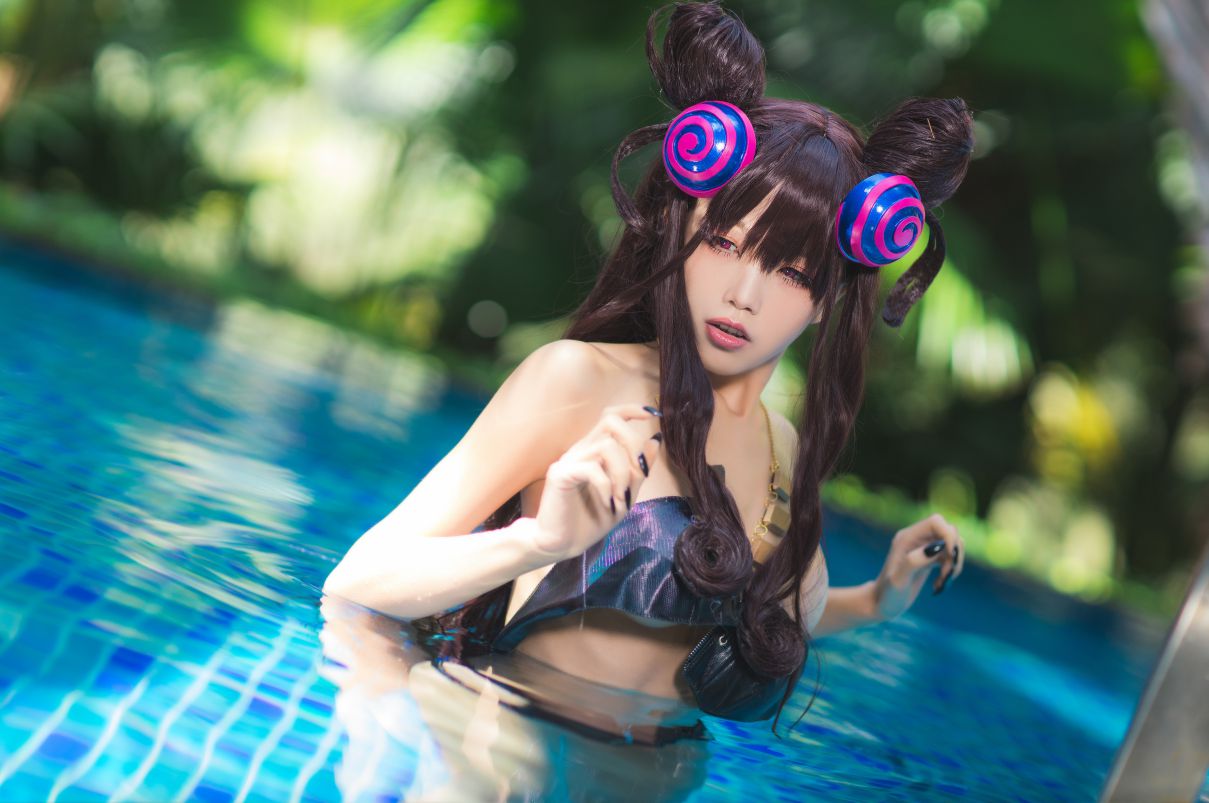 Coser@水淼Aqua Vol.051 紫式部水着Ver