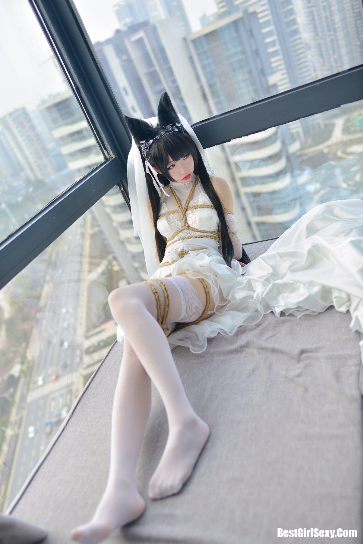 Coser@雪琪SAMA Vol.008 爱宕婚纱