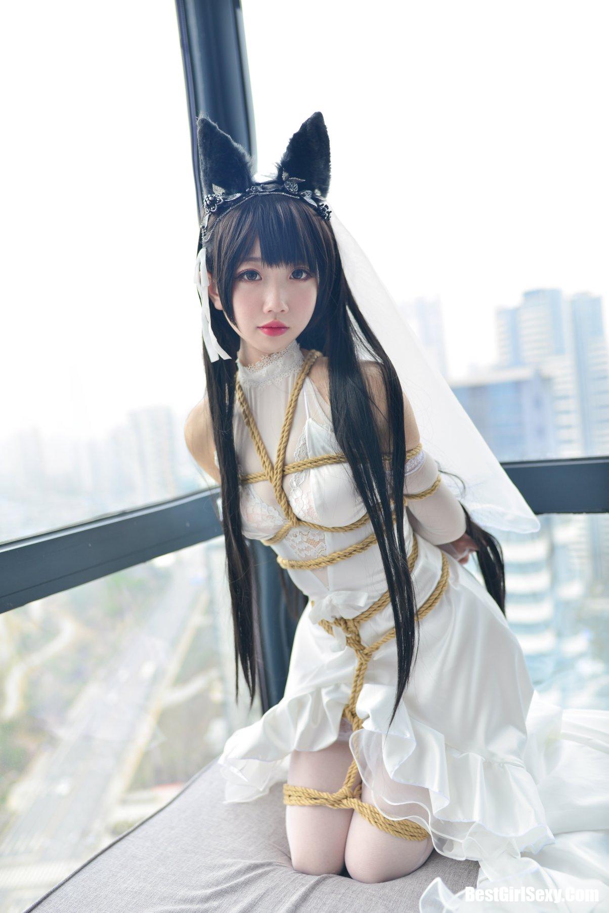 Coser@雪琪SAMA Vol.008 爱宕婚纱