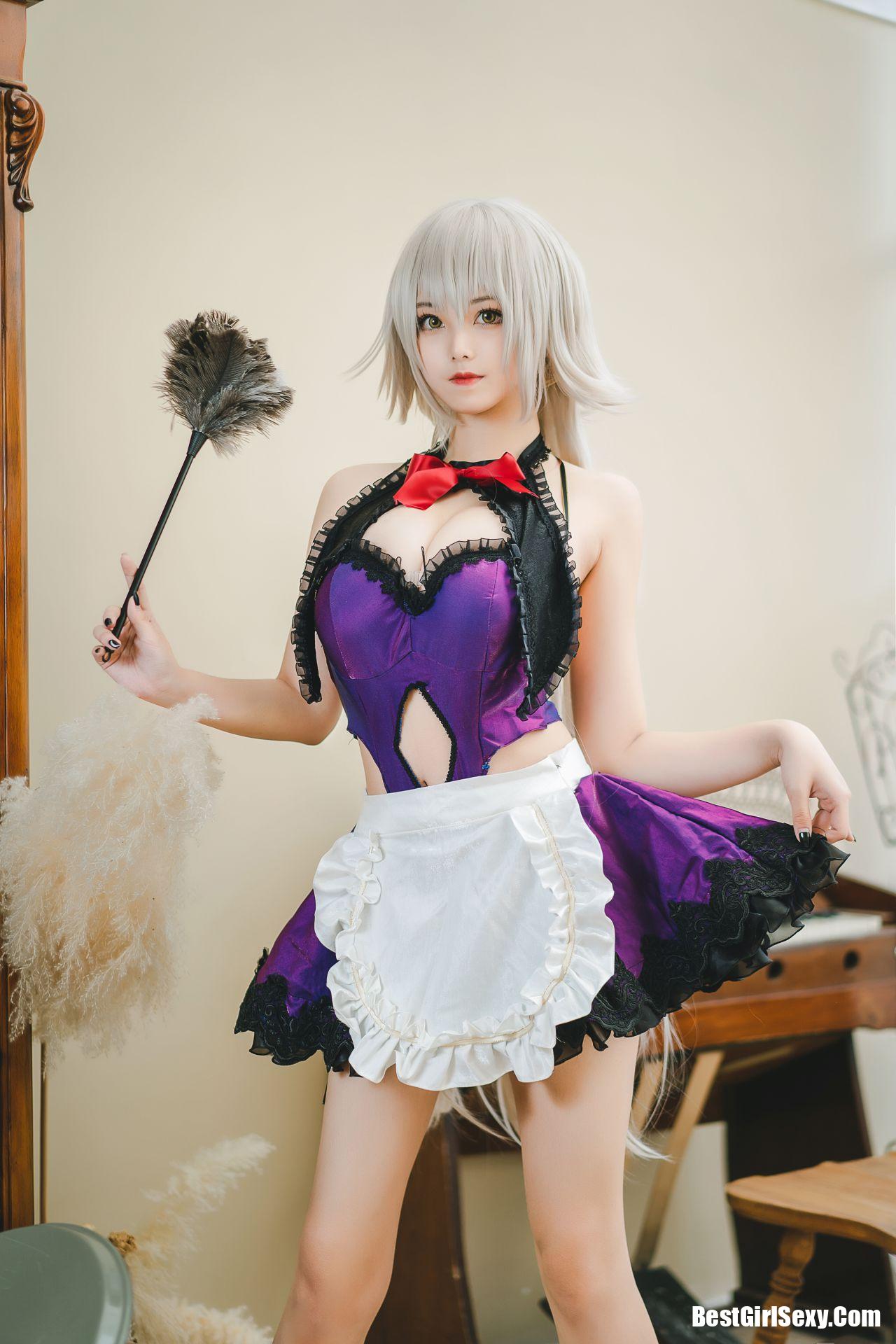 Coser@蜜汁猫裘 Vol.046 贞德女仆