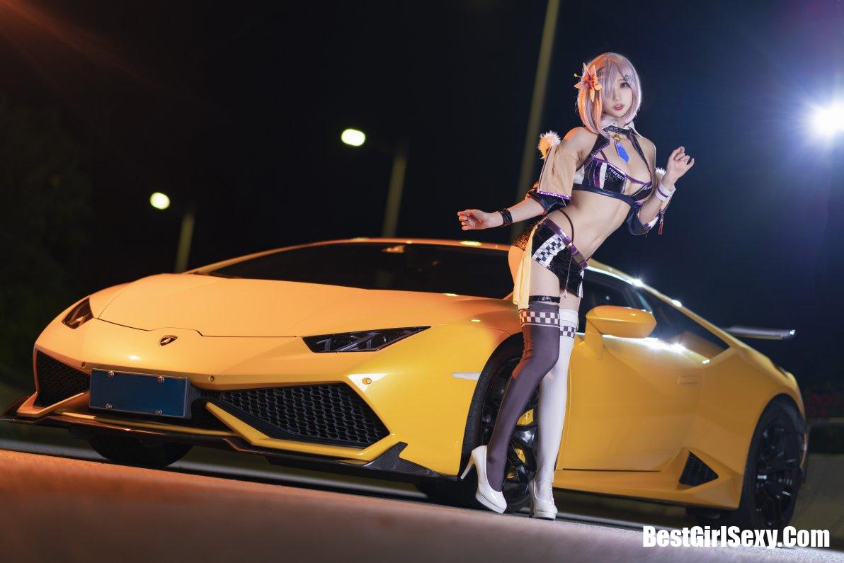 Coser@周叽是可爱兔兔 Vol.006 玛修赛车