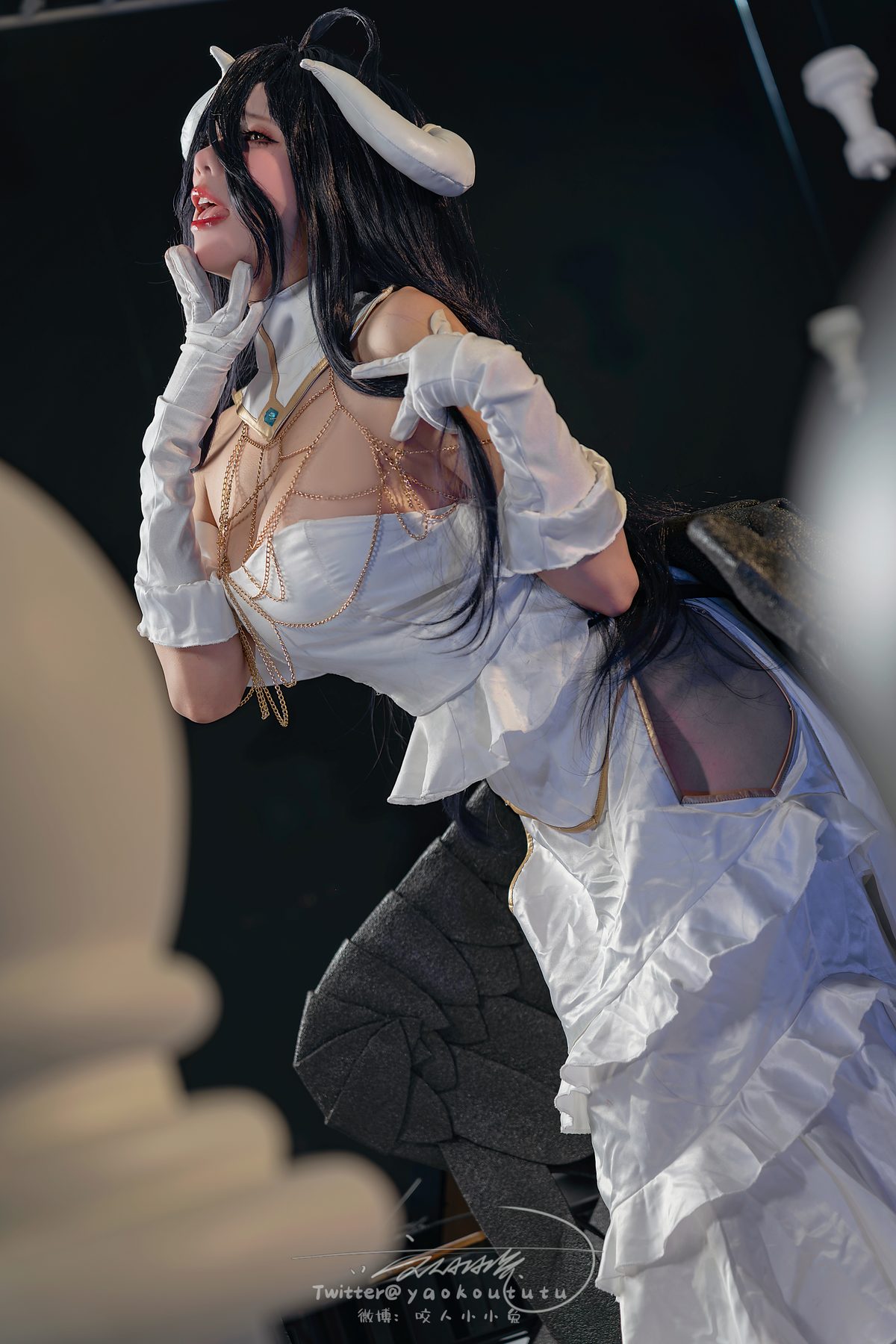 Coser@黏黏团子兔 – 魅魔之耻 雅儿贝德AndTell me