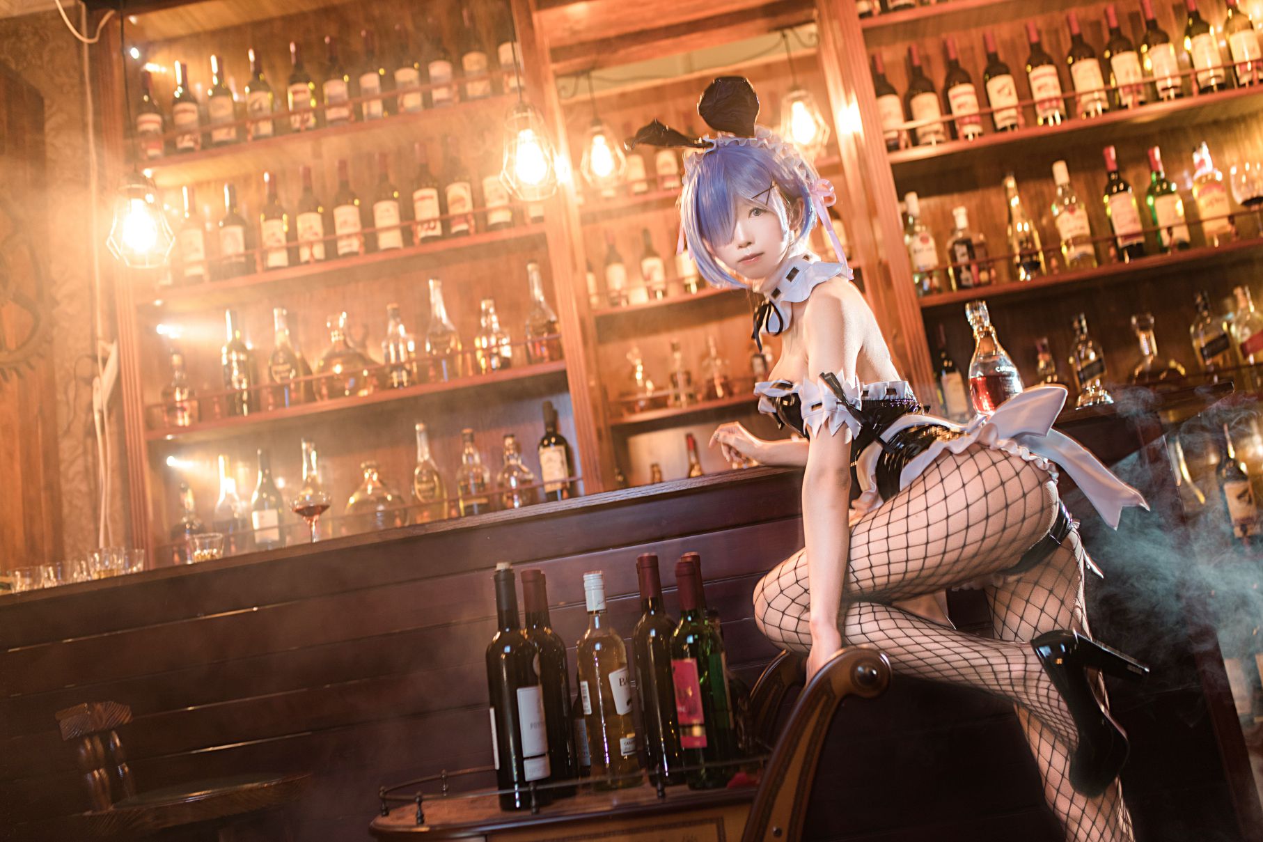 Coser@水淼Aqua Vol.025 蕾姆 兔女郎