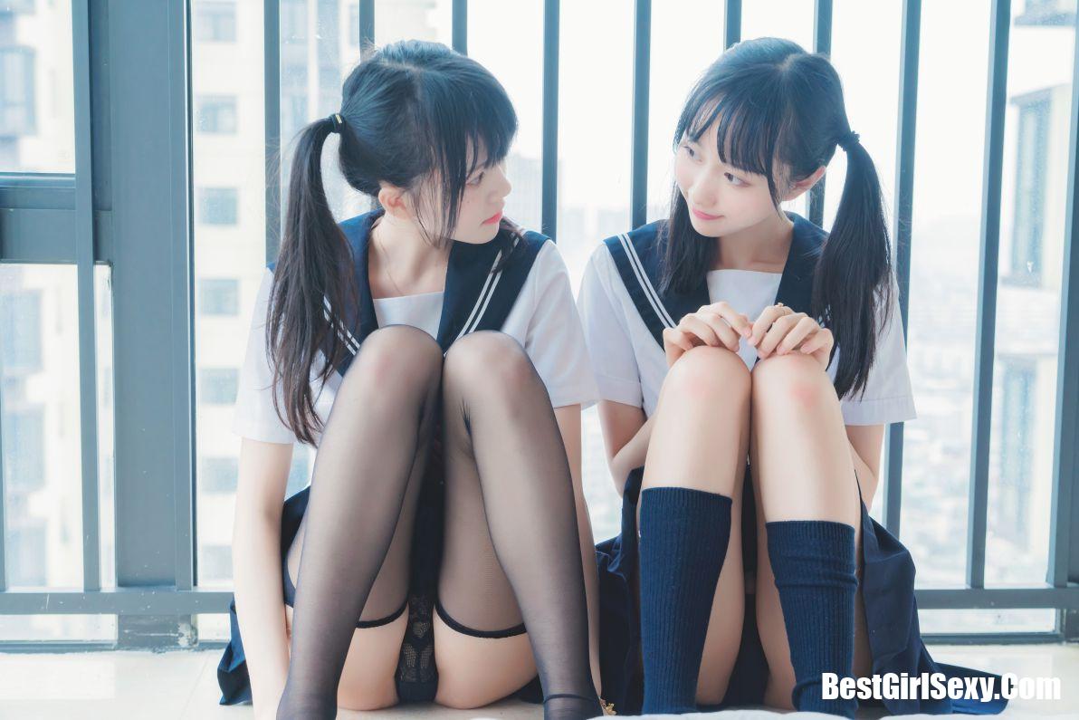 Coser@桜桃喵 Vol.047 制服双子