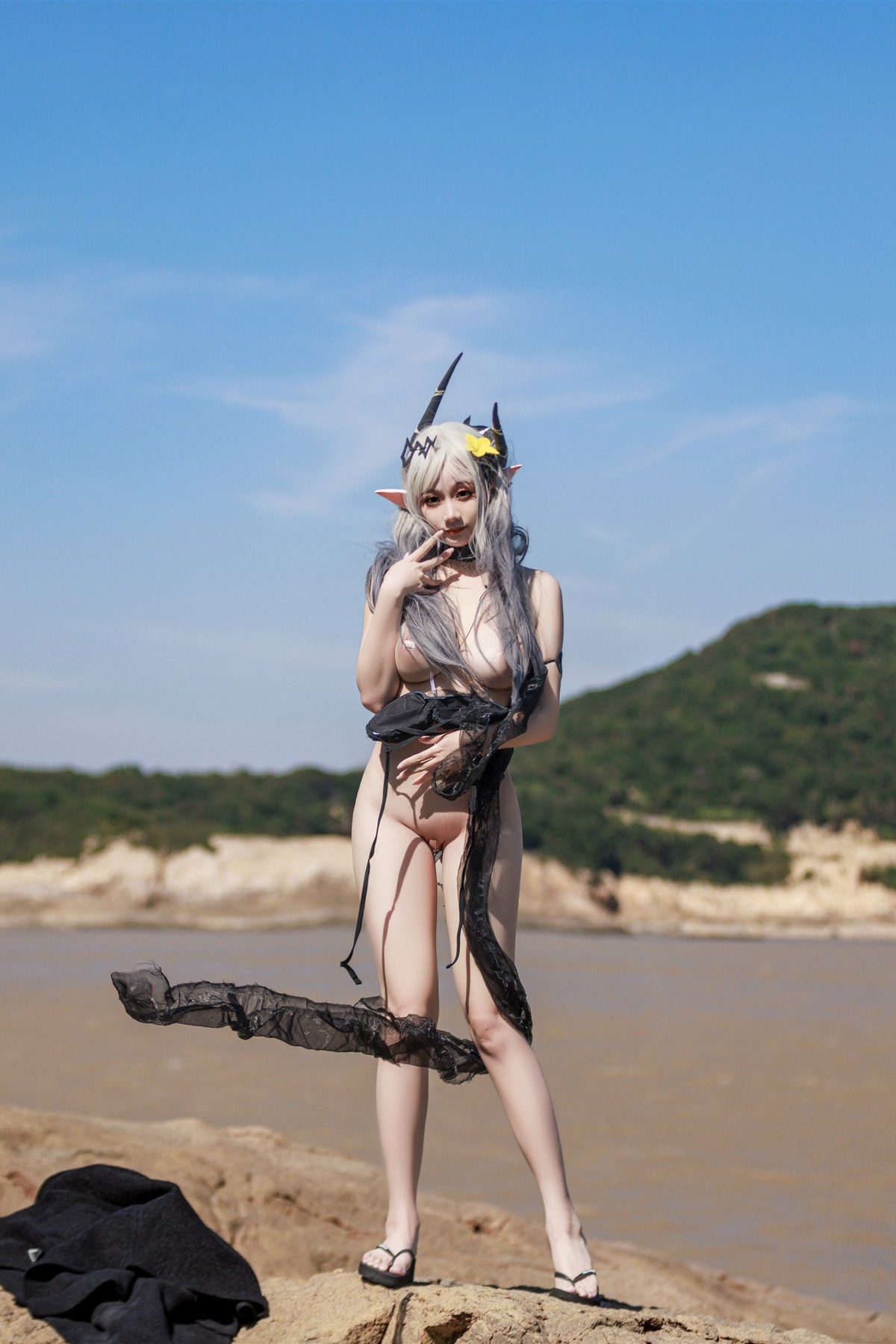 Cosplay 阿雪雪 泥岩泳装 Mud Rock Swimsuit [42P]