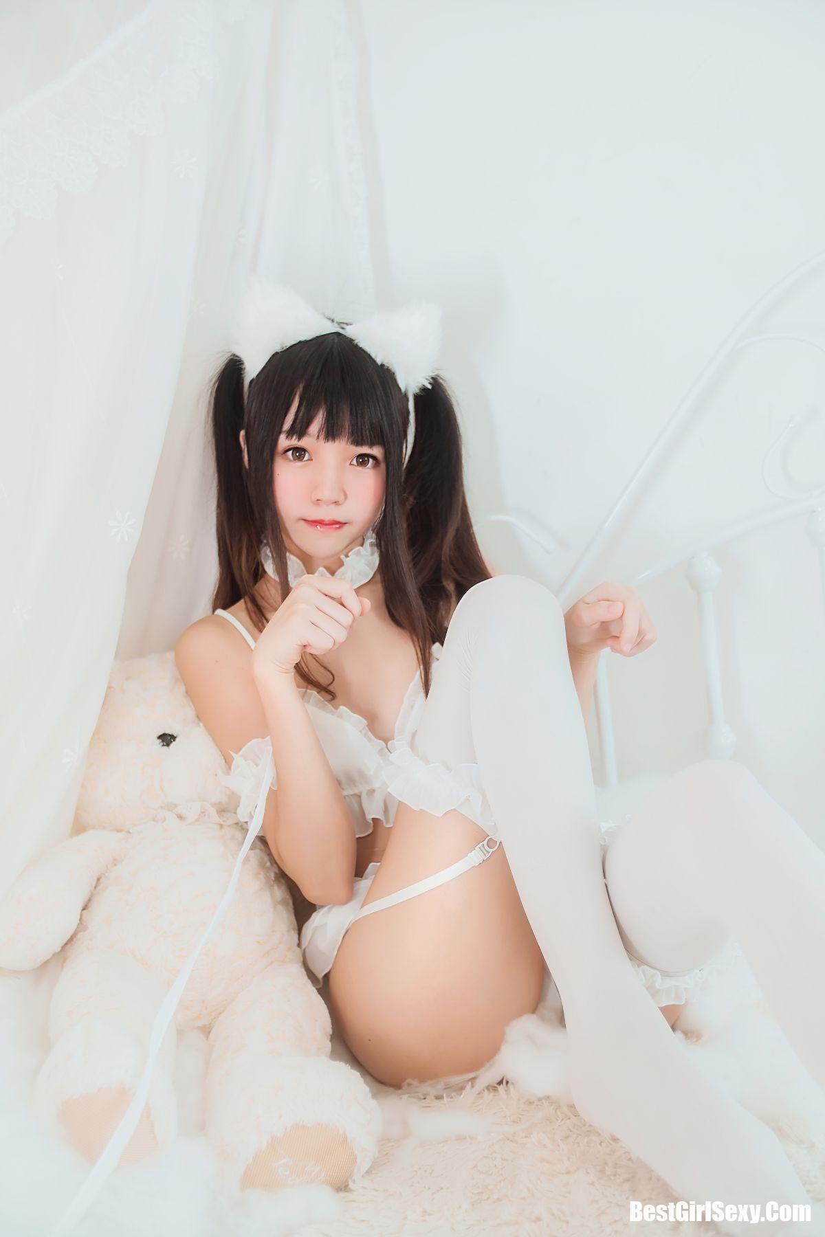 Coser@桜桃喵 Vol.008 纯白-白猫