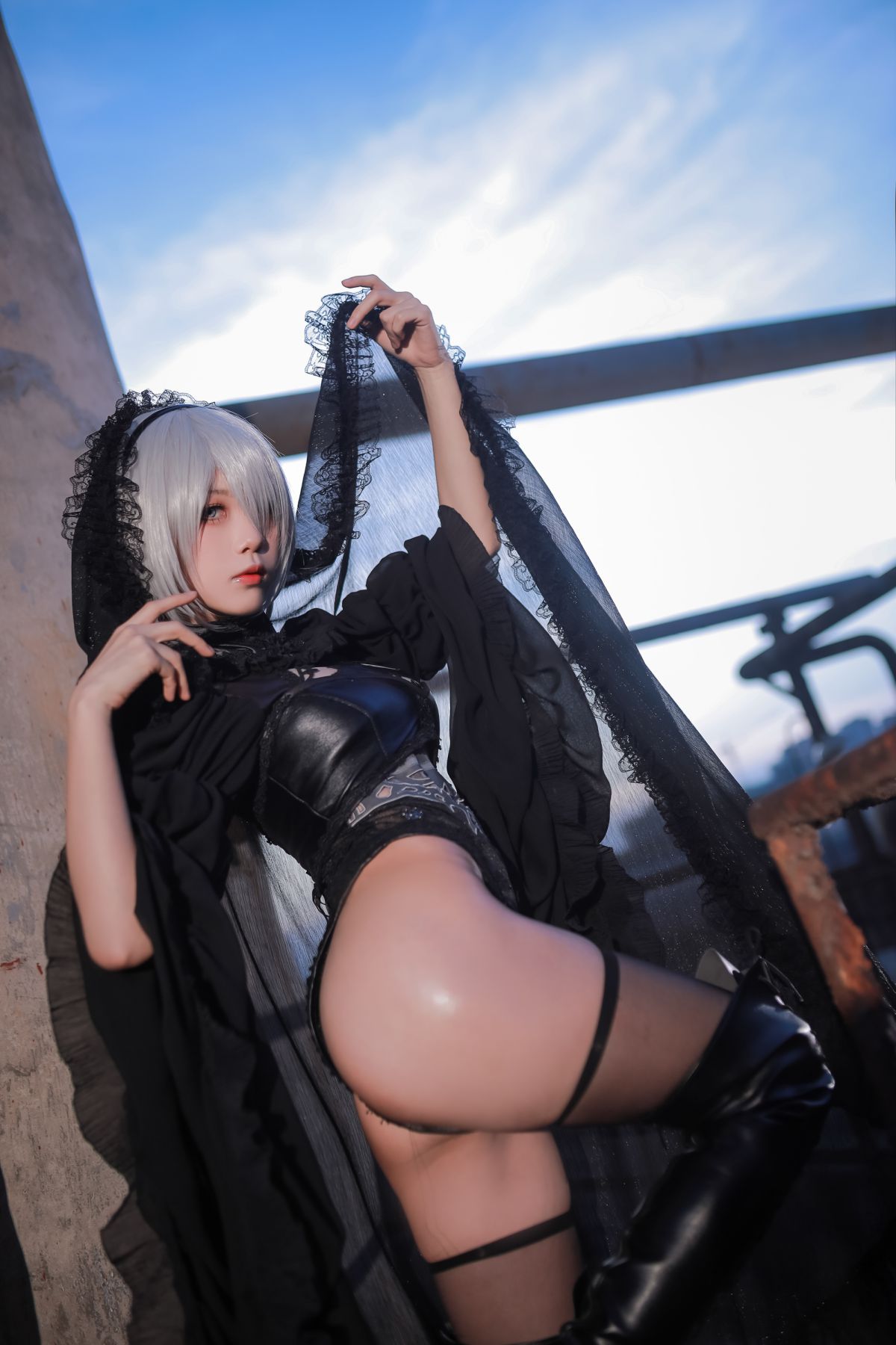 Coser@水淼Aqua Vol.039 Black and white 2B