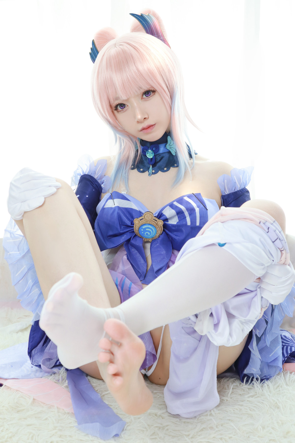 Cosplay Asagiriai愛ちゃん 原神 珊瑚宫心海 [42P]