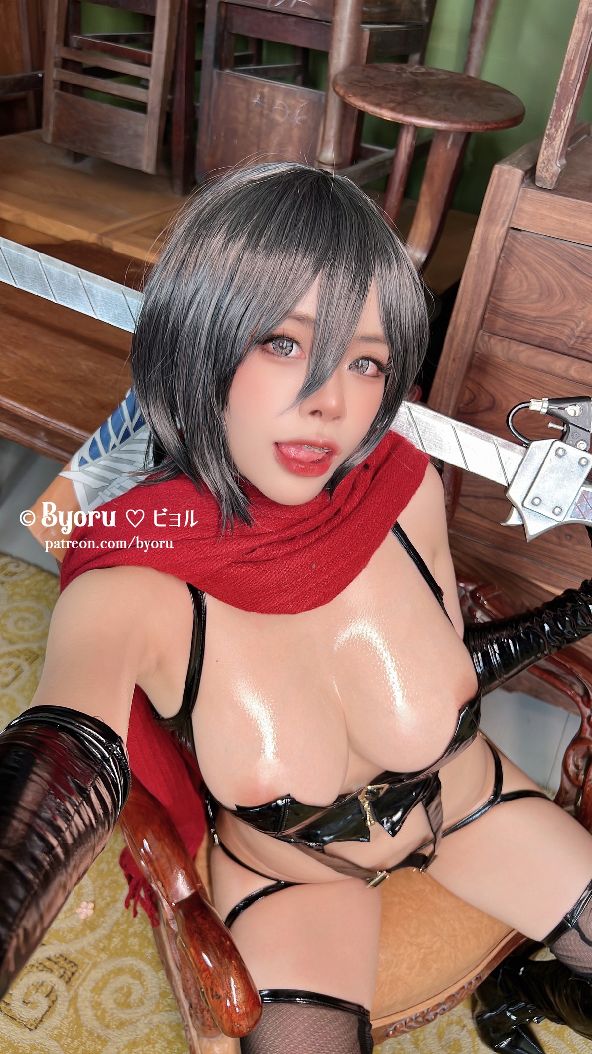 Cosplay 日本性感萝莉Byoru Mikasa Ackerman [40P]