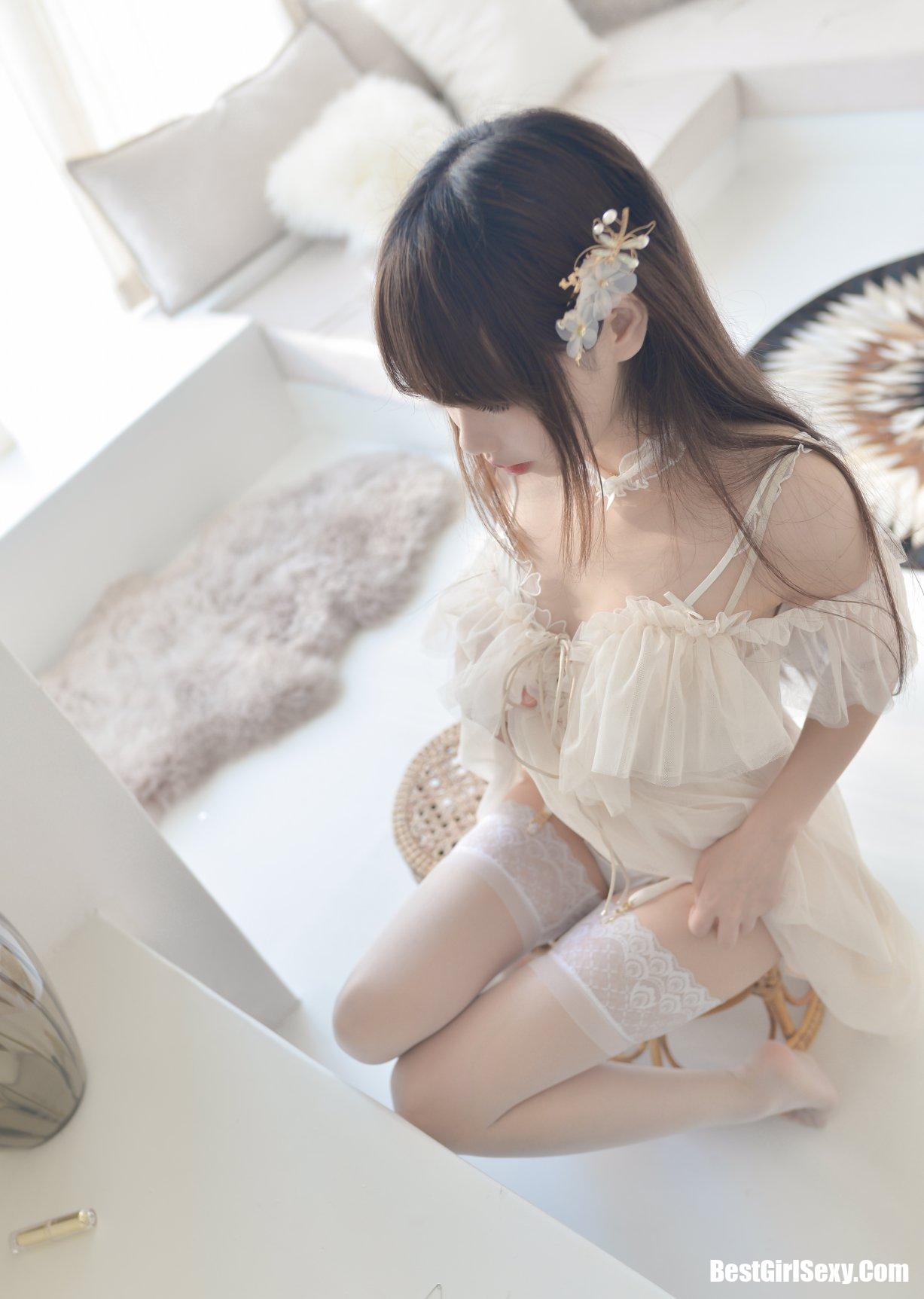 Coser@雪琪SAMA Vol.033 白色内衣