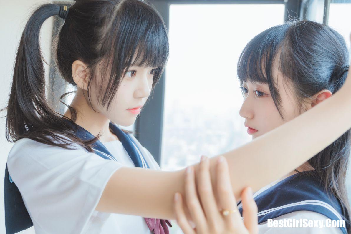 Coser@桜桃喵 Vol.047 制服双子