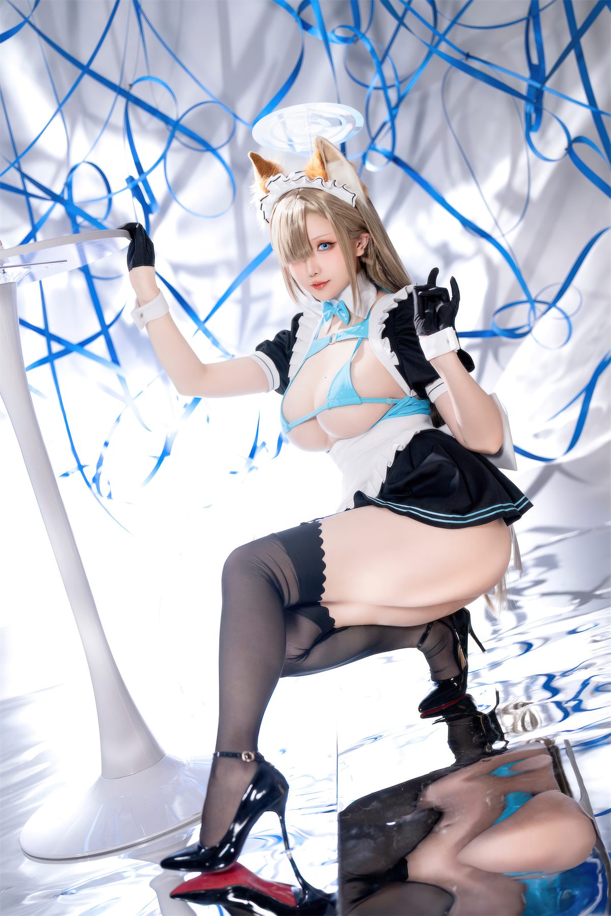 Coser@星之迟迟Hoshilily – 2023年12月计划C – 明日奈同人女仆 Part1