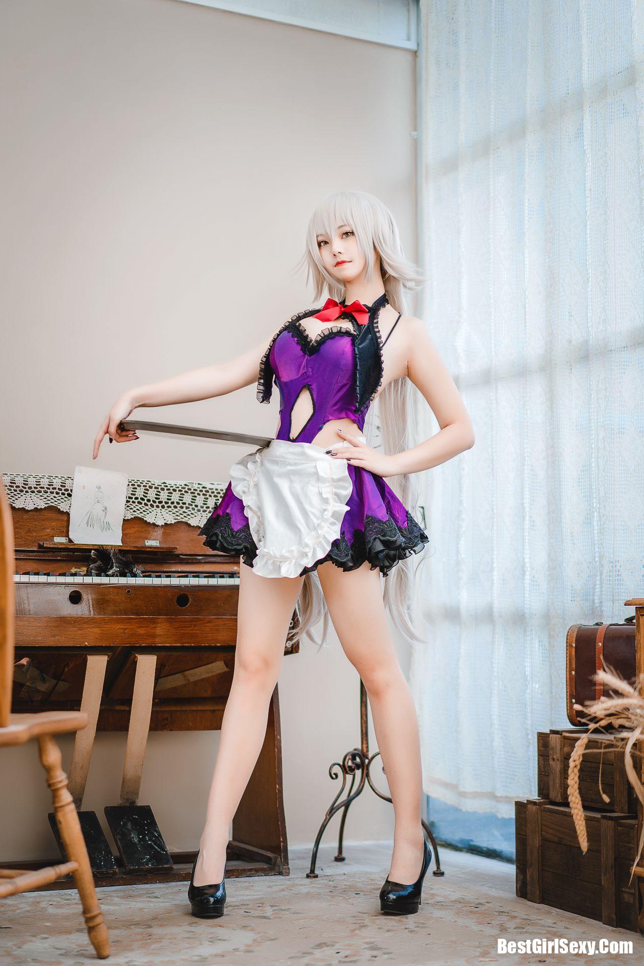 Coser@蜜汁猫裘 Vol.046 贞德女仆