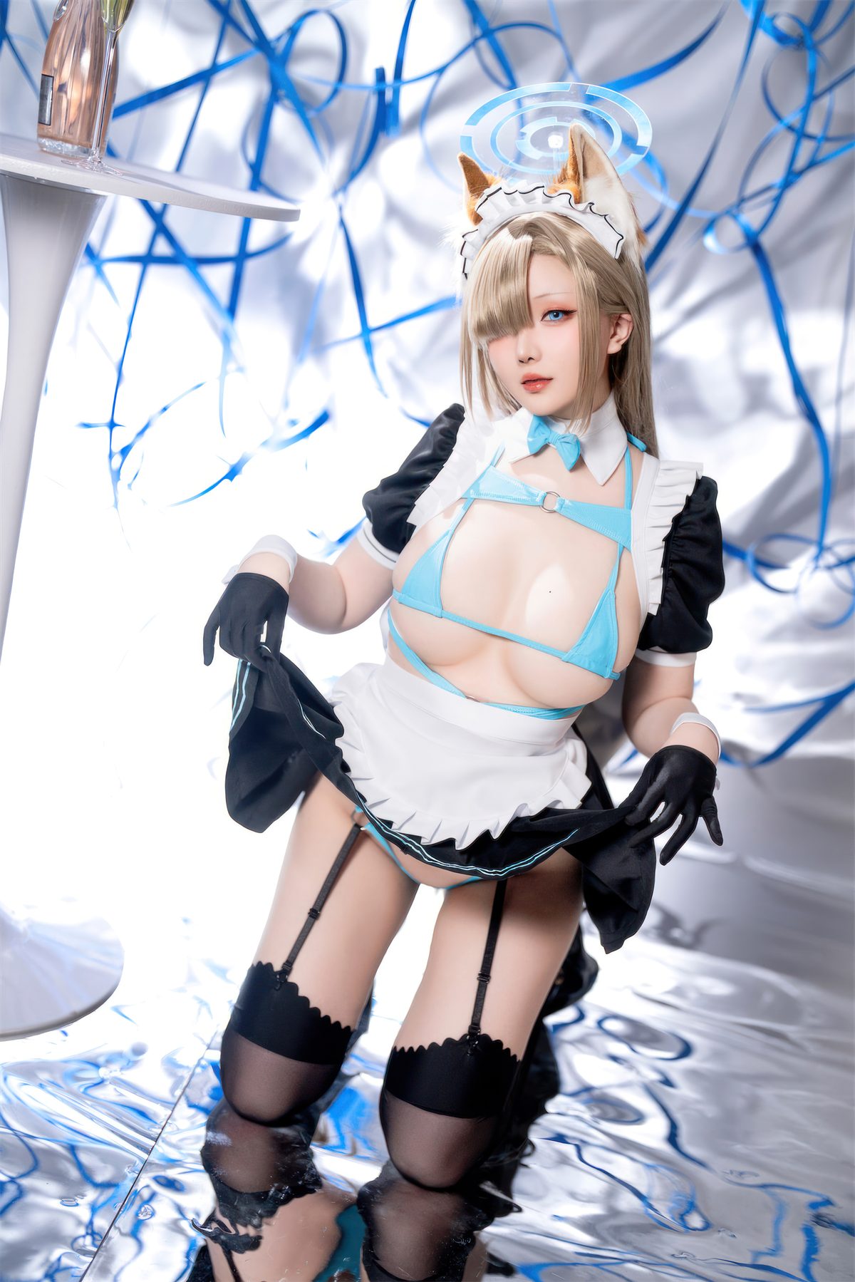 Coser@星之迟迟Hoshilily – 2023年12月计划C – 明日奈同人女仆 Part1
