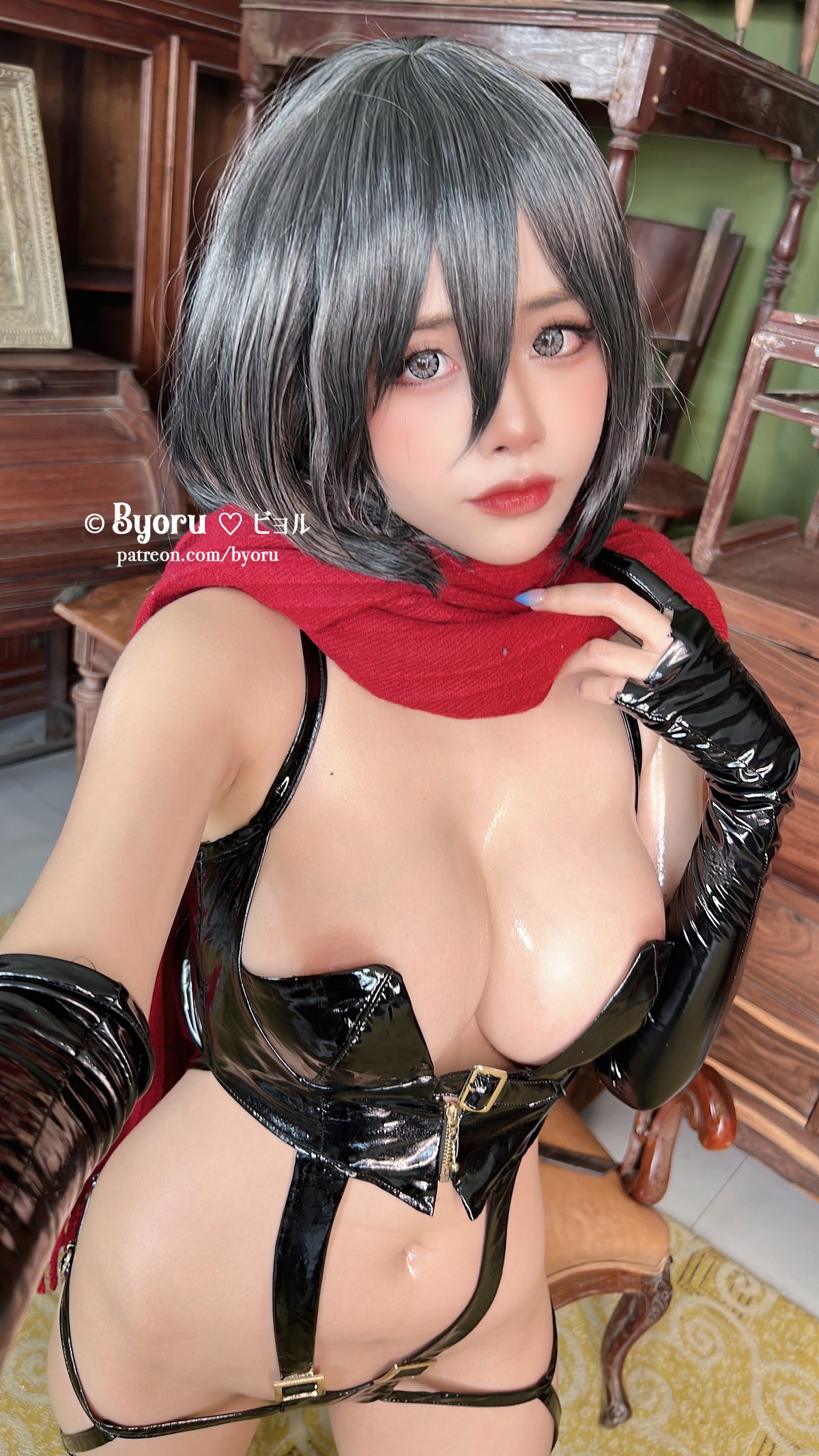 Cosplay 日本性感萝莉Byoru Mikasa Ackerman [40P]