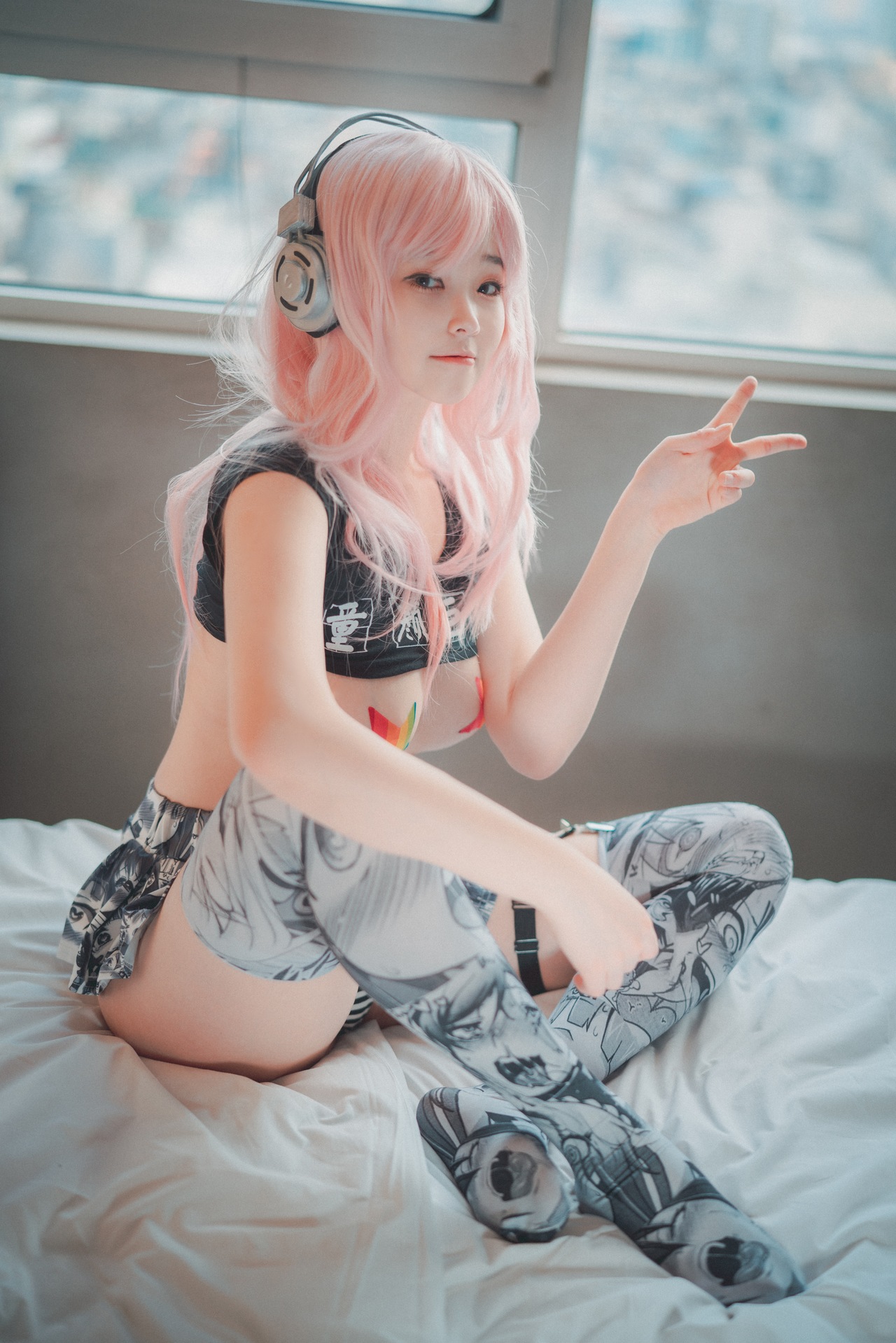 Bambi 밤비, [DJAWA] Sonico w_ Micro-top (Super Sonico) [35P]