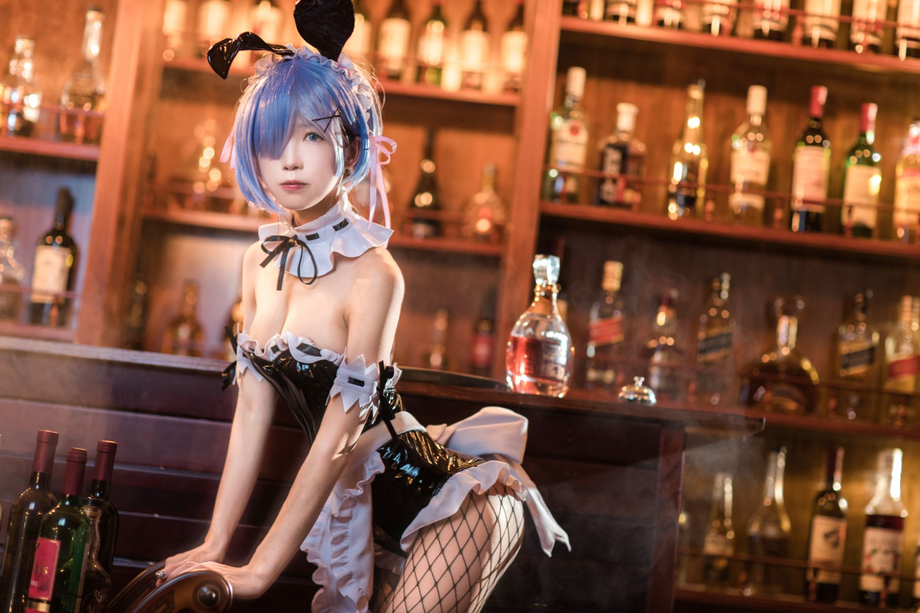 Coser@水淼Aqua Vol.025 蕾姆 兔女郎