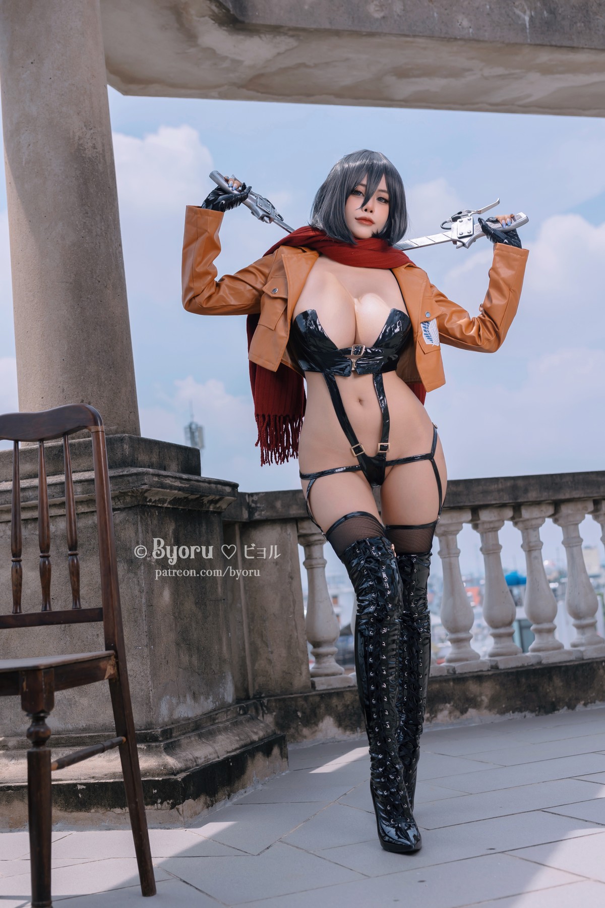 Cosplay 日本性感萝莉Byoru Mikasa Ackerman [40P]