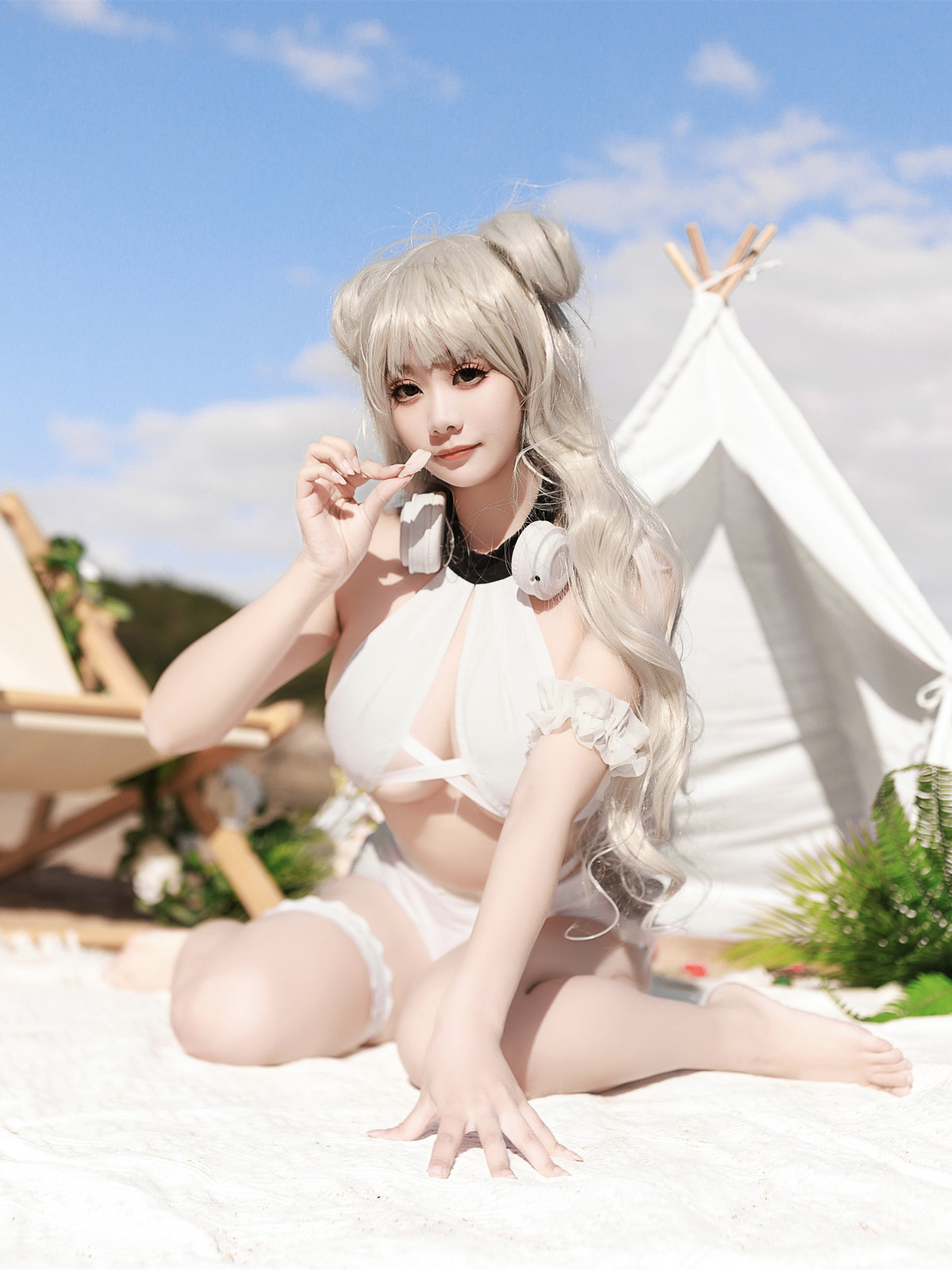 Cosplay 阿雪雪 恶毒泳装 Set.01 [59P]