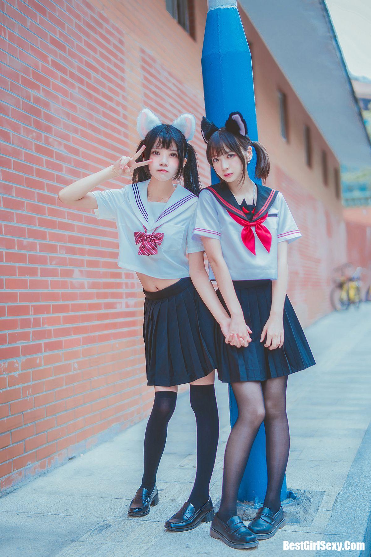 Coser@桜桃喵 Vol.003 JK百合2
