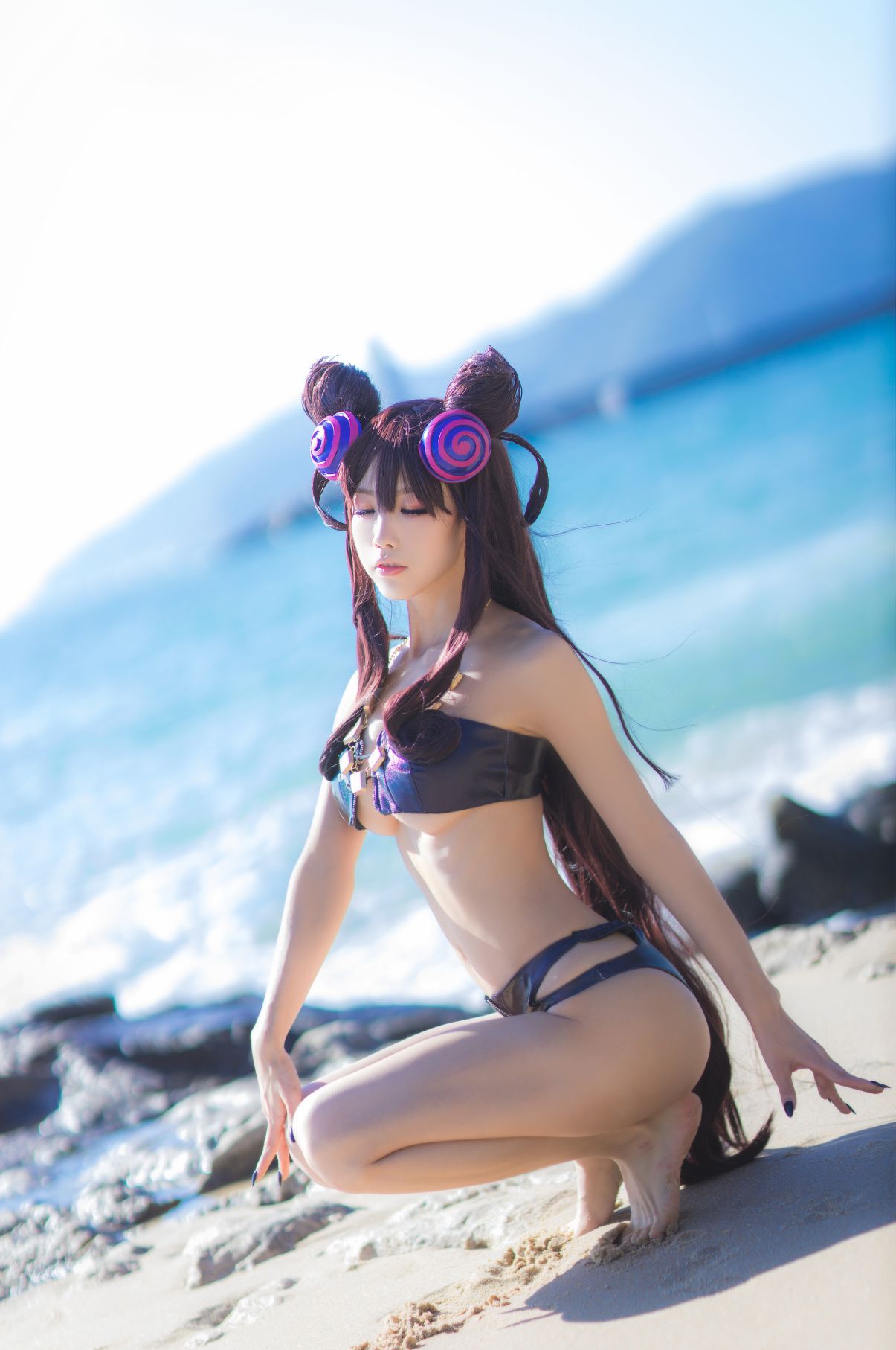 Coser@水淼Aqua Vol.051 紫式部水着Ver