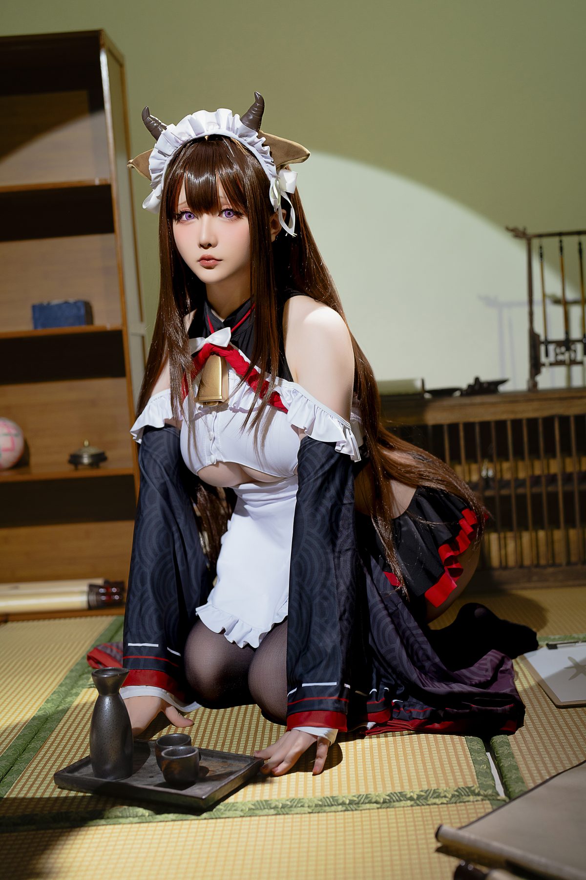 Coser@星之迟迟Hoshilily – 2023年12月计划B 碧蓝航线 樫野 女仆