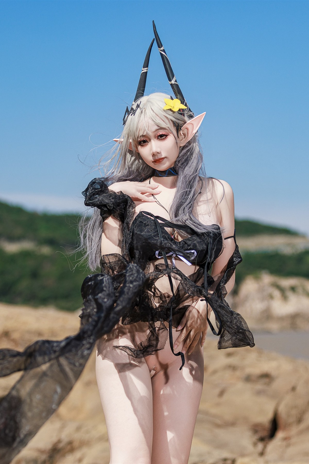 Cosplay 阿雪雪 泥岩泳装 Mud Rock Swimsuit [42P]