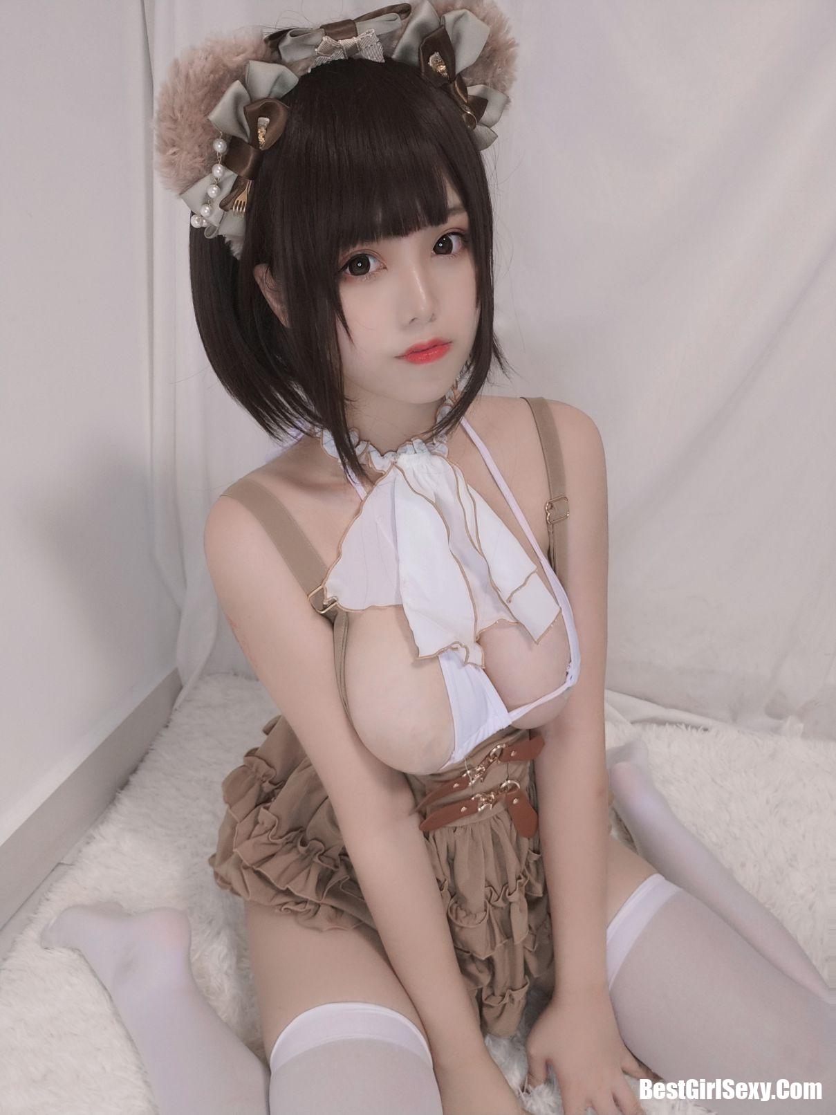 Coser@蜜汁猫裘 Vol.060 小熊