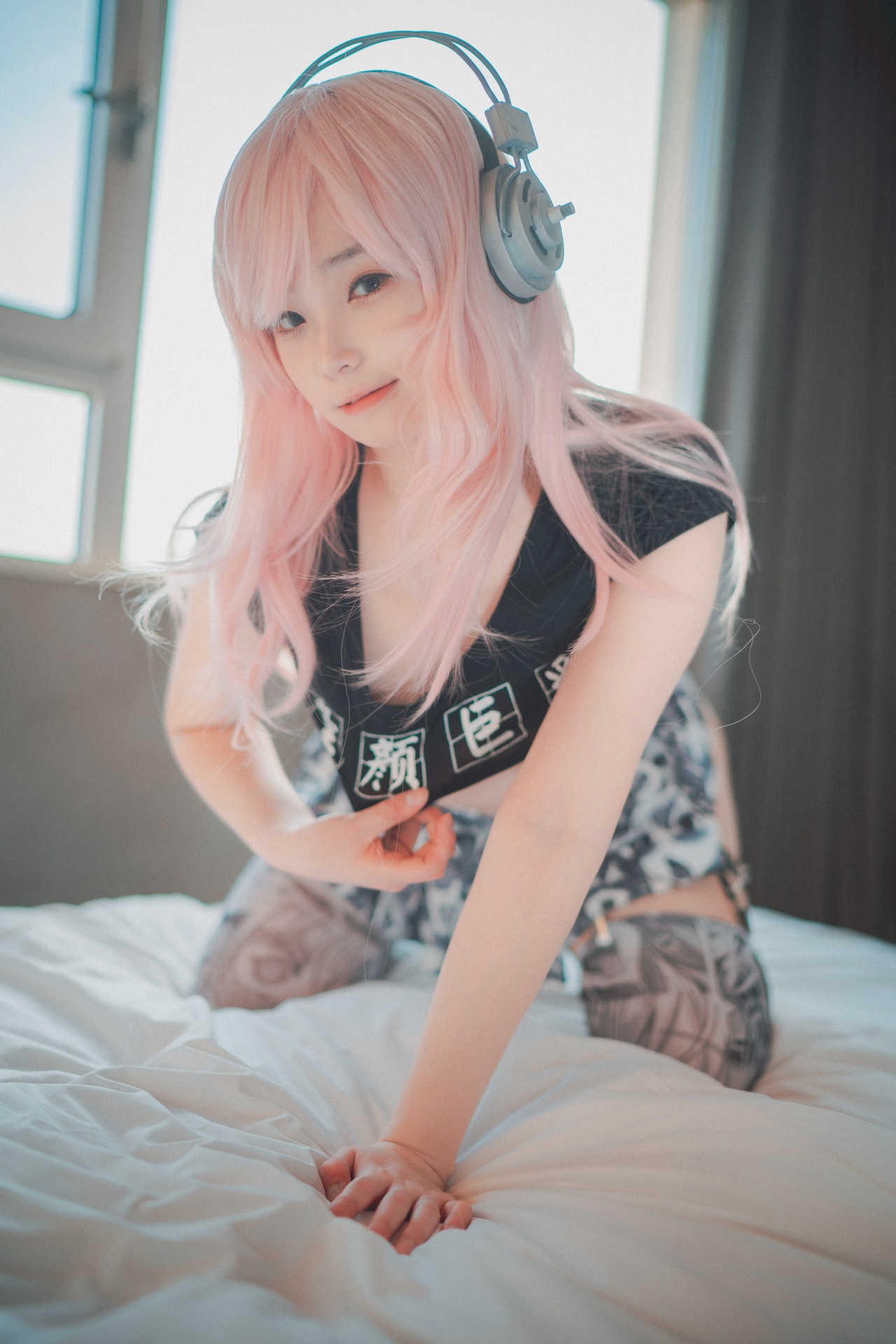 Bambi 밤비, [DJAWA] Sonico w_ Micro-top (Super Sonico) [35P]