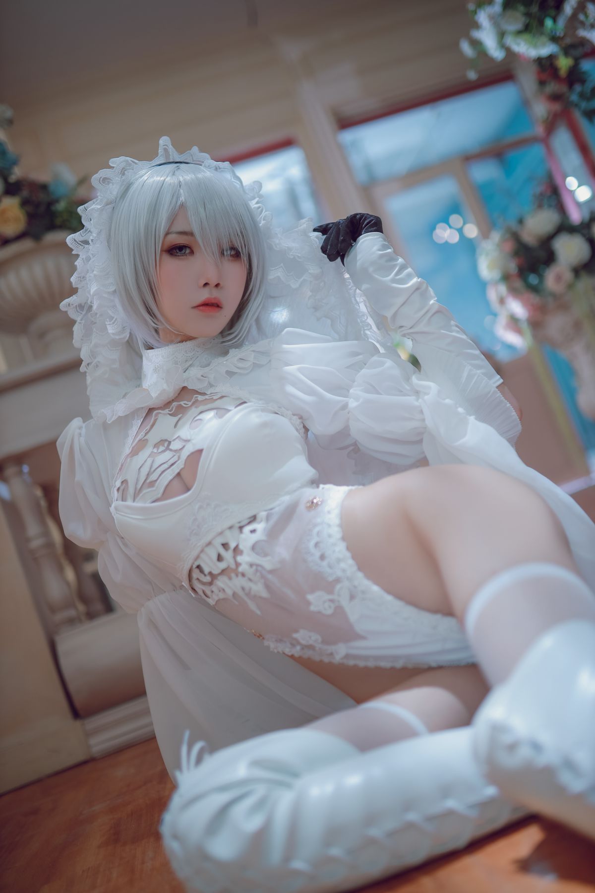 Coser@水淼Aqua Vol.039 Black and white 2B